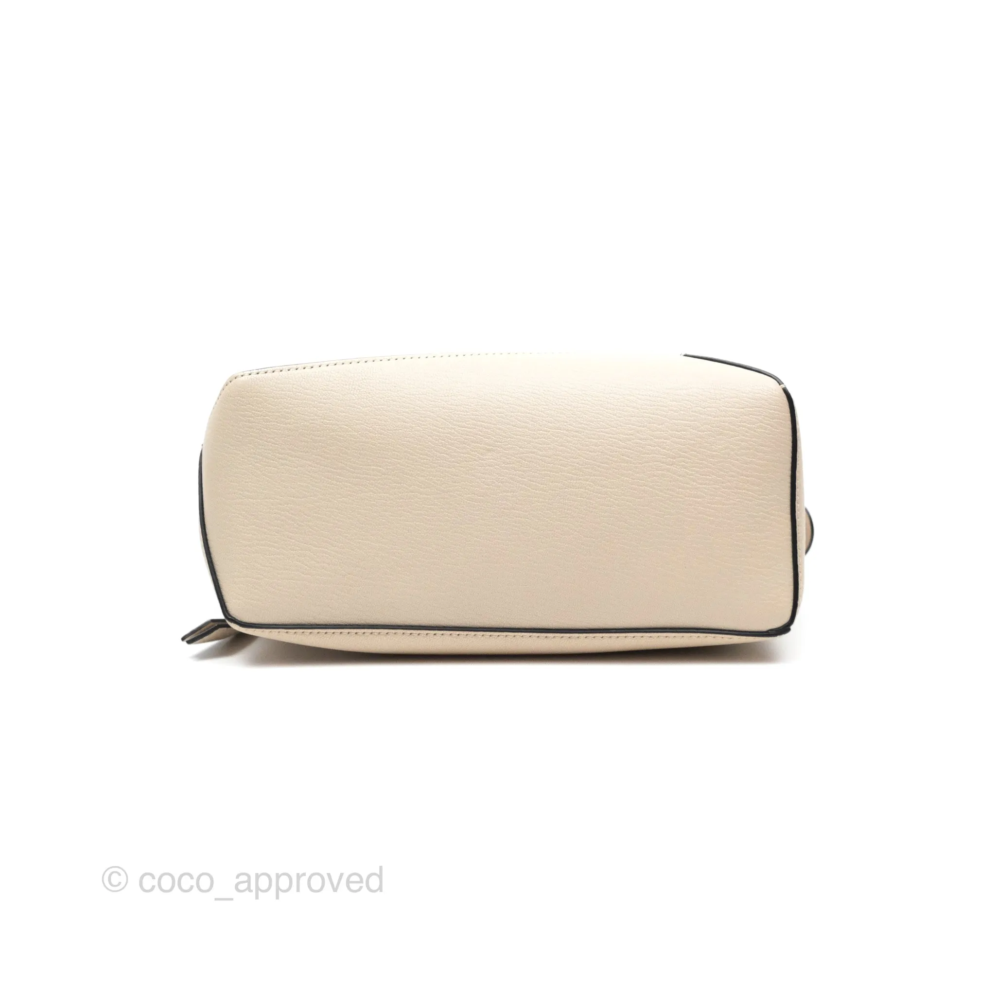 Loewe Small Puzzle Bag Beige Calfskin Gold Hardware