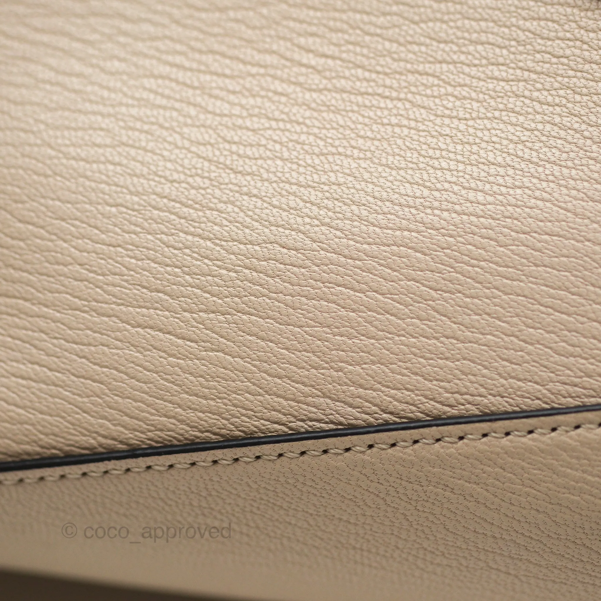 Loewe Small Puzzle Bag Beige Calfskin Gold Hardware