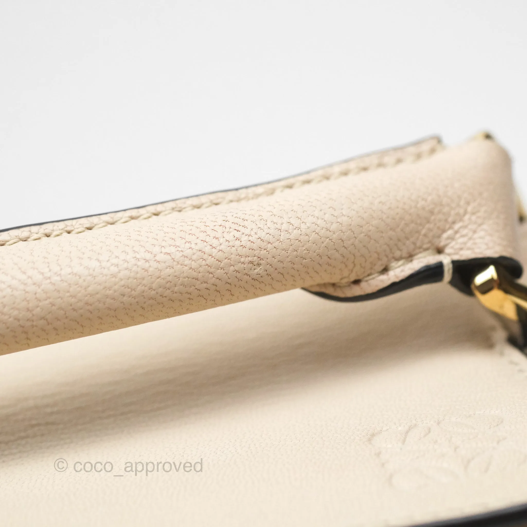 Loewe Small Puzzle Bag Beige Calfskin Gold Hardware
