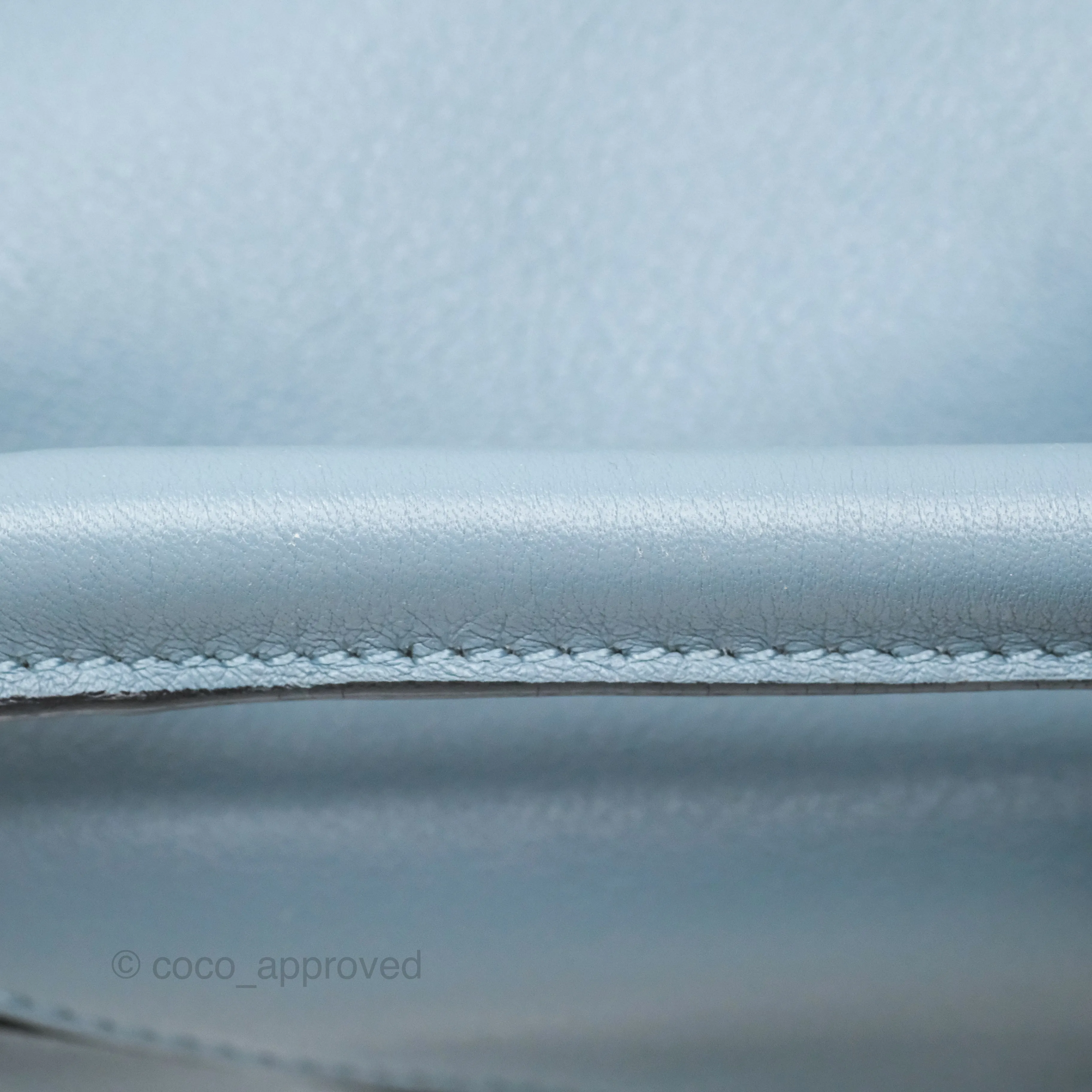 Loewe Small Puzzle Bag Blue Calfskin Silver Hardware