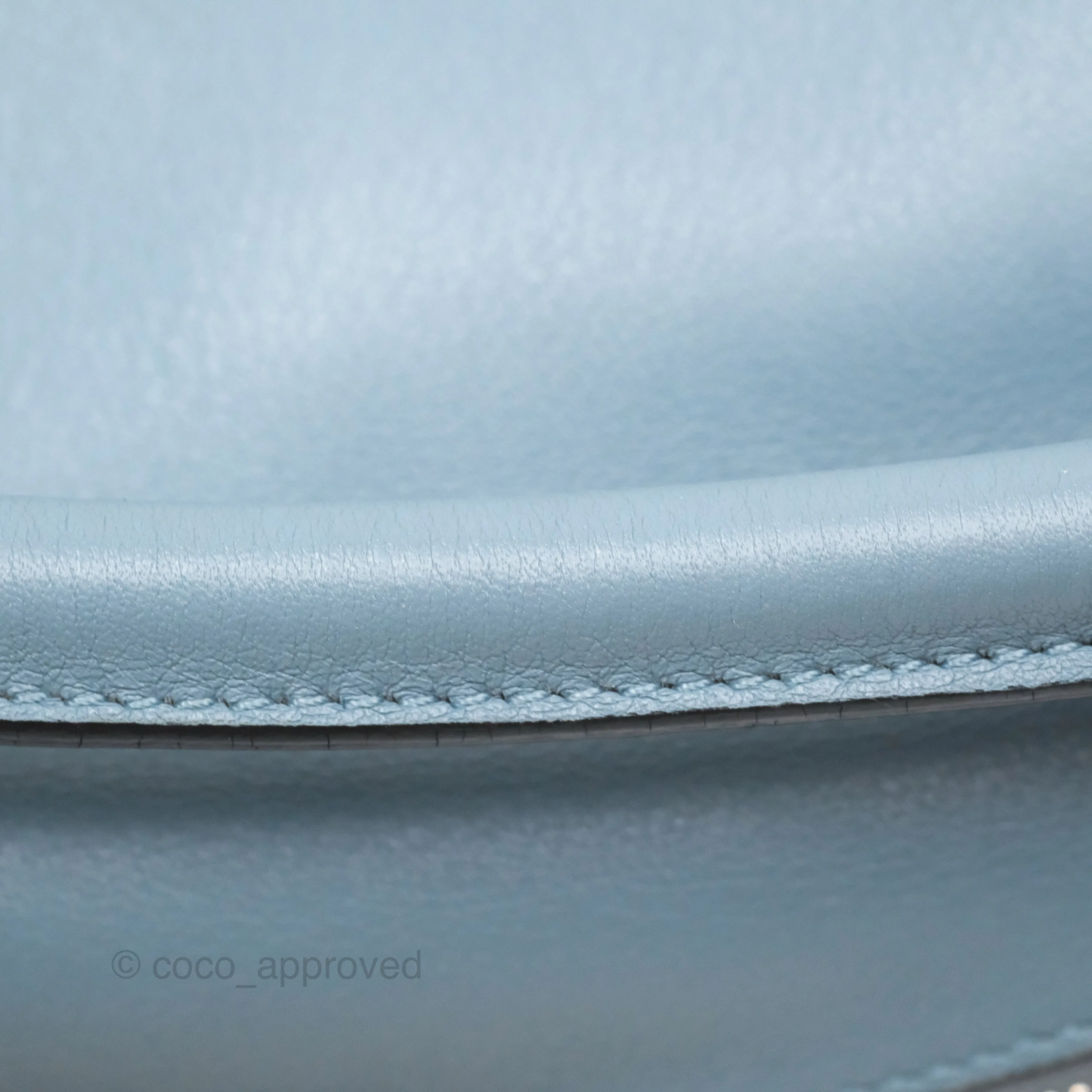 Loewe Small Puzzle Bag Blue Calfskin Silver Hardware