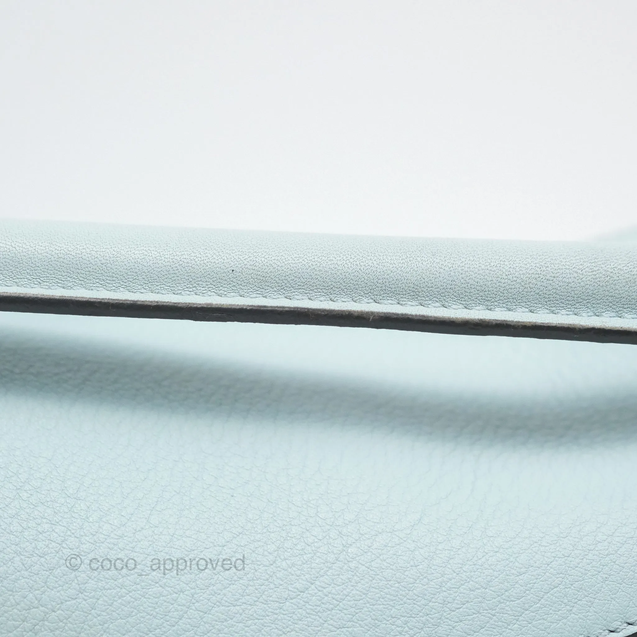 Loewe Small Puzzle Bag Blue Grained Calfskin Gold Hardware