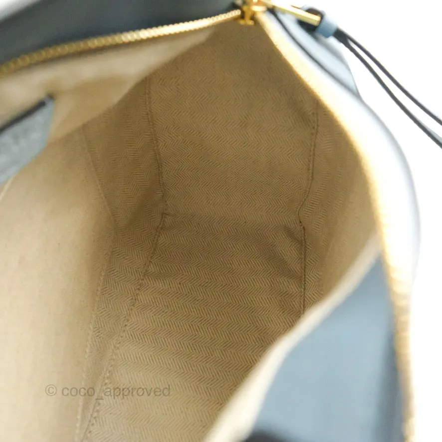 Loewe Small Puzzle Bag Blue Grained Calfskin