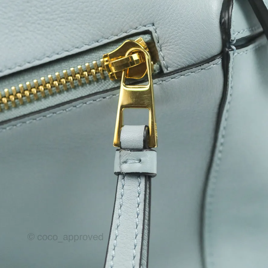 Loewe Small Puzzle Bag Blue Grained Calfskin