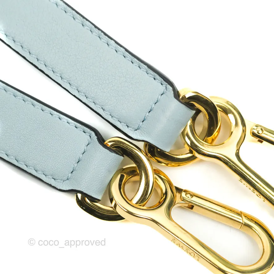 Loewe Small Puzzle Bag Blue Grained Calfskin