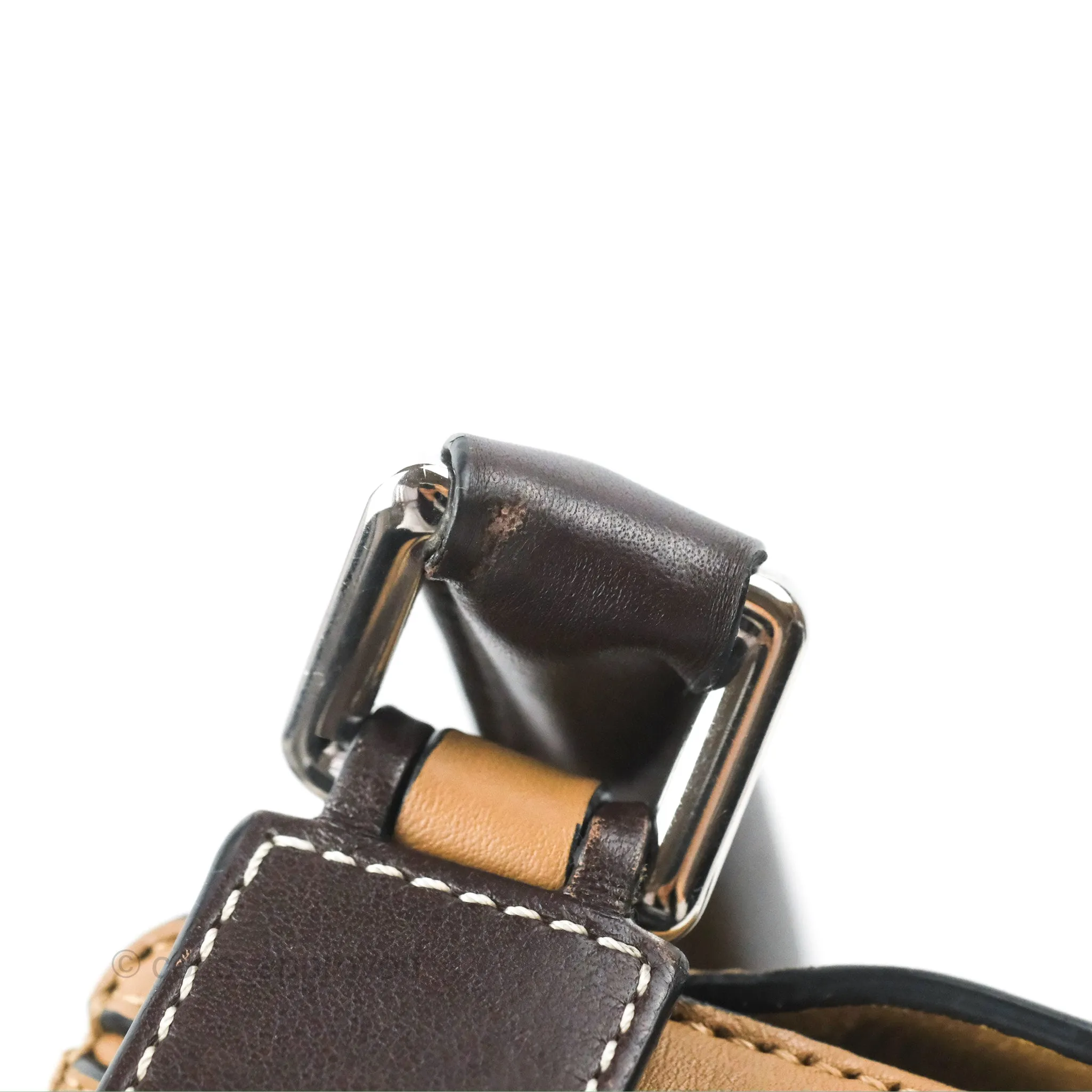 Loewe Small Puzzle Bag Brown Two Tone Calfskin