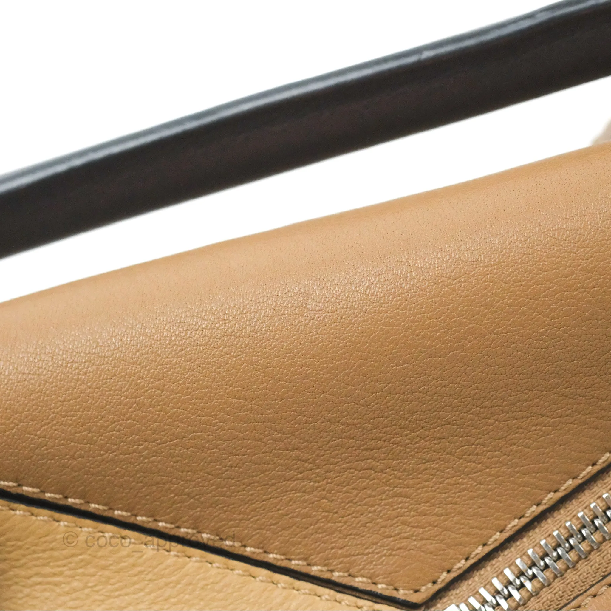 Loewe Small Puzzle Bag Brown Two Tone Calfskin