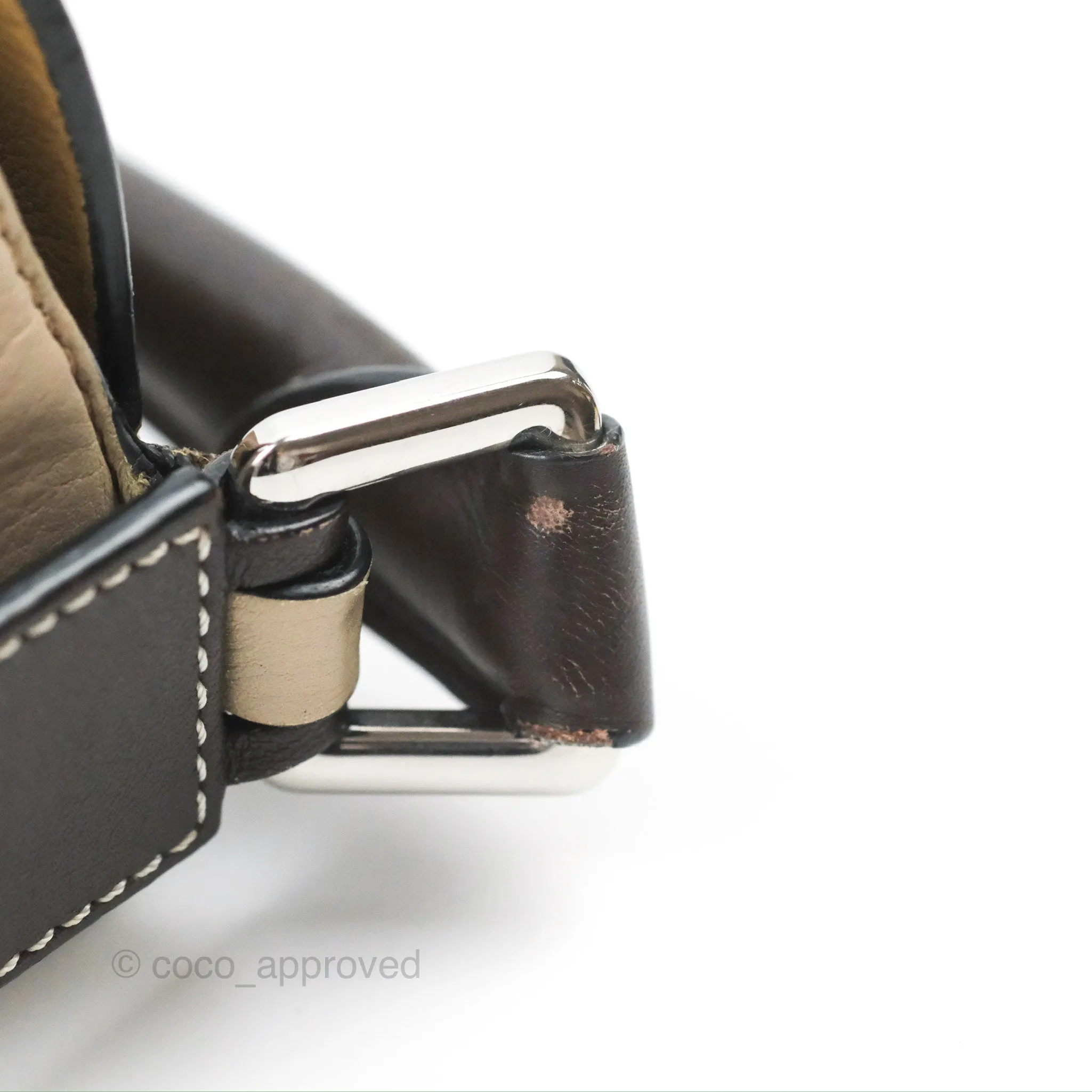 Loewe Small Puzzle Bag Brown Two Tone Calfskin