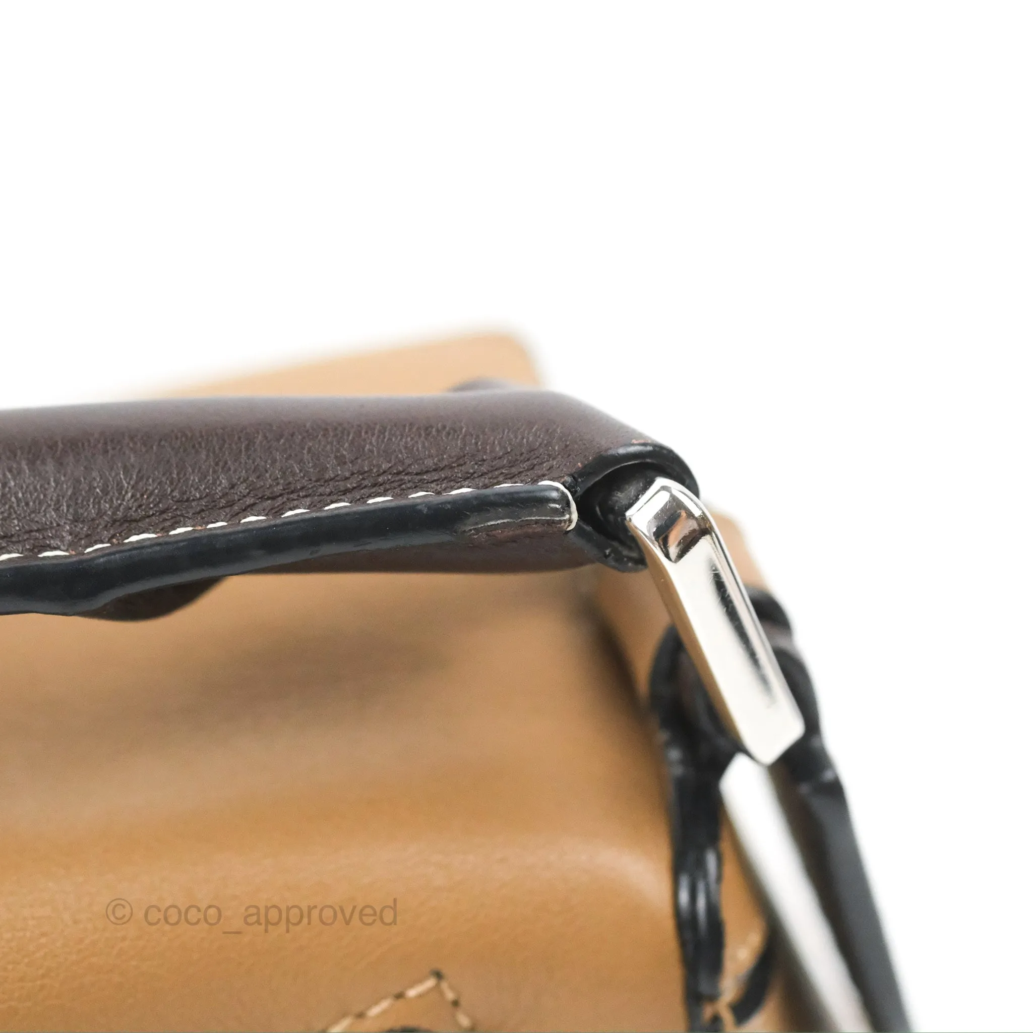 Loewe Small Puzzle Bag Brown Two Tone Calfskin