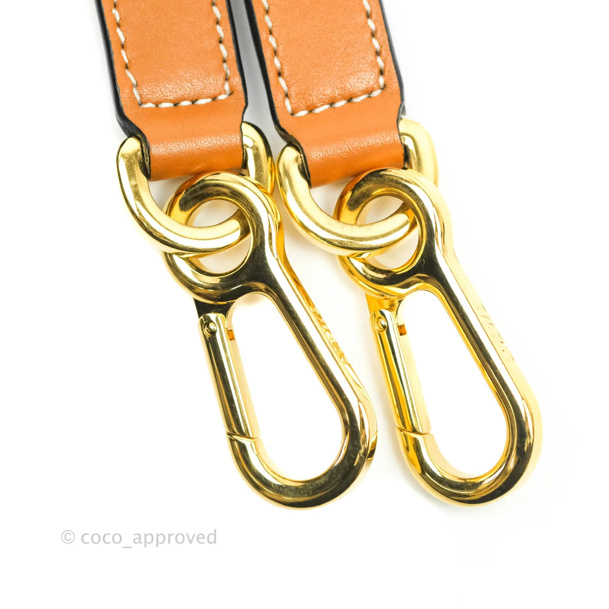 Loewe Small Puzzle Bag Caramel Calfskin Gold Hardware