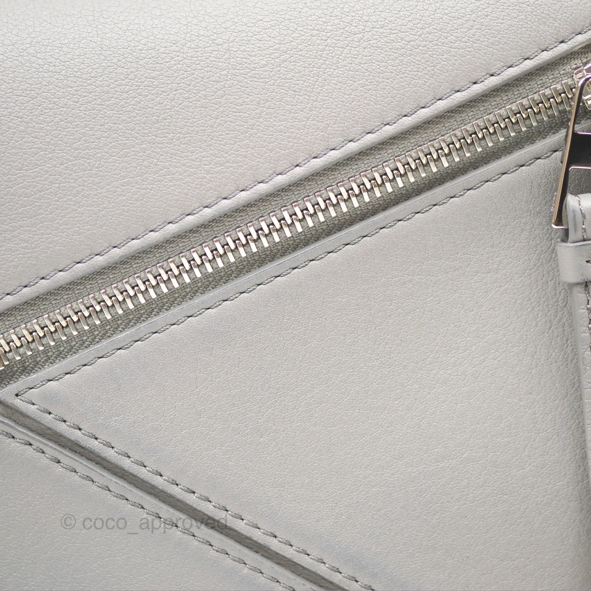 Loewe Small Puzzle Bag Grey Calfskin