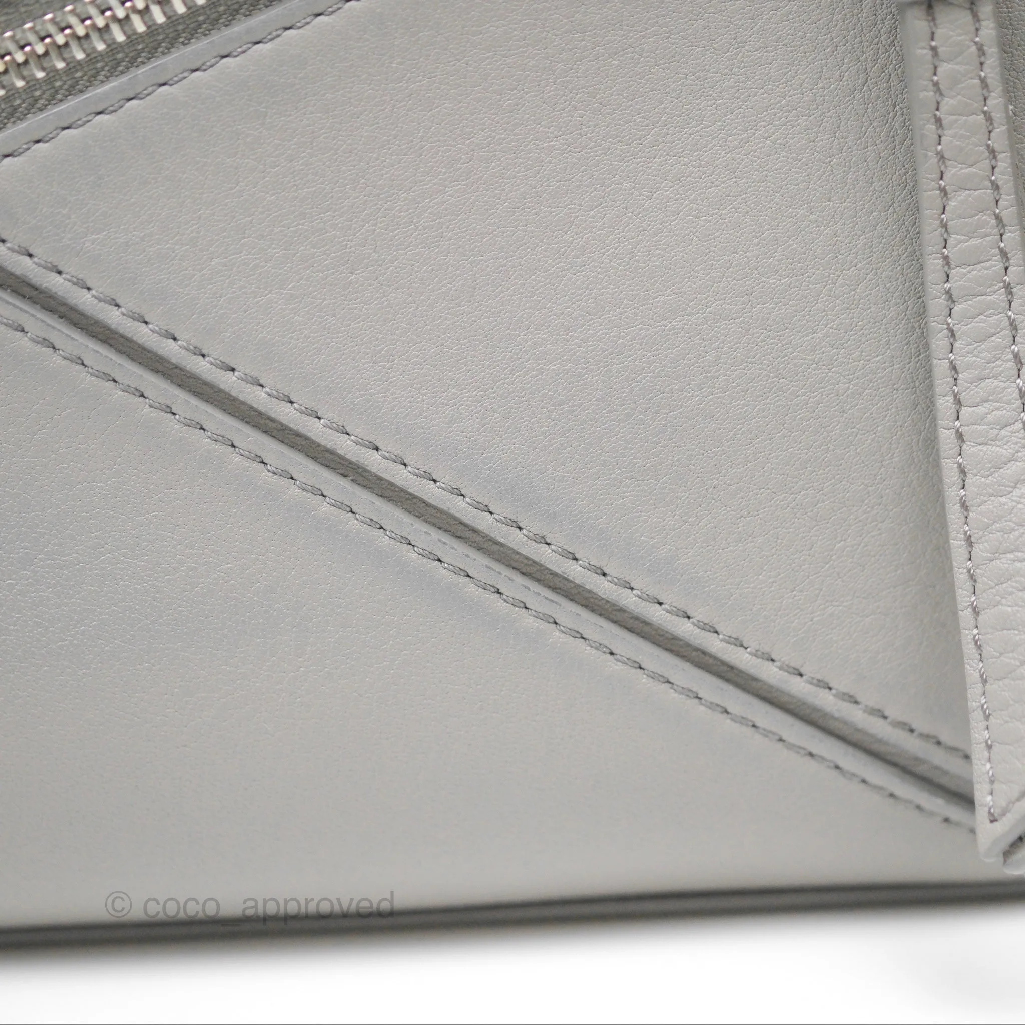 Loewe Small Puzzle Bag Grey Calfskin