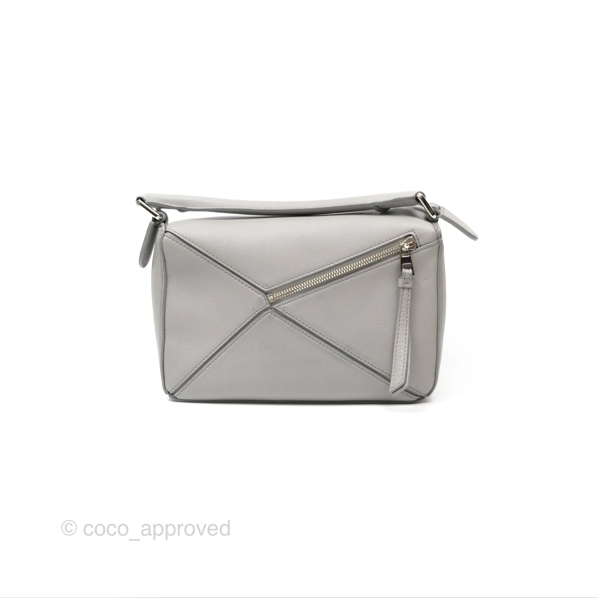 Loewe Small Puzzle Bag Grey Calfskin