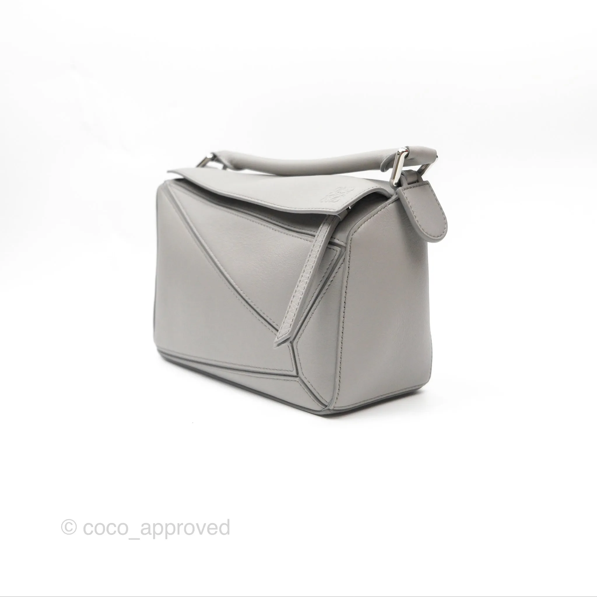 Loewe Small Puzzle Bag Grey Calfskin