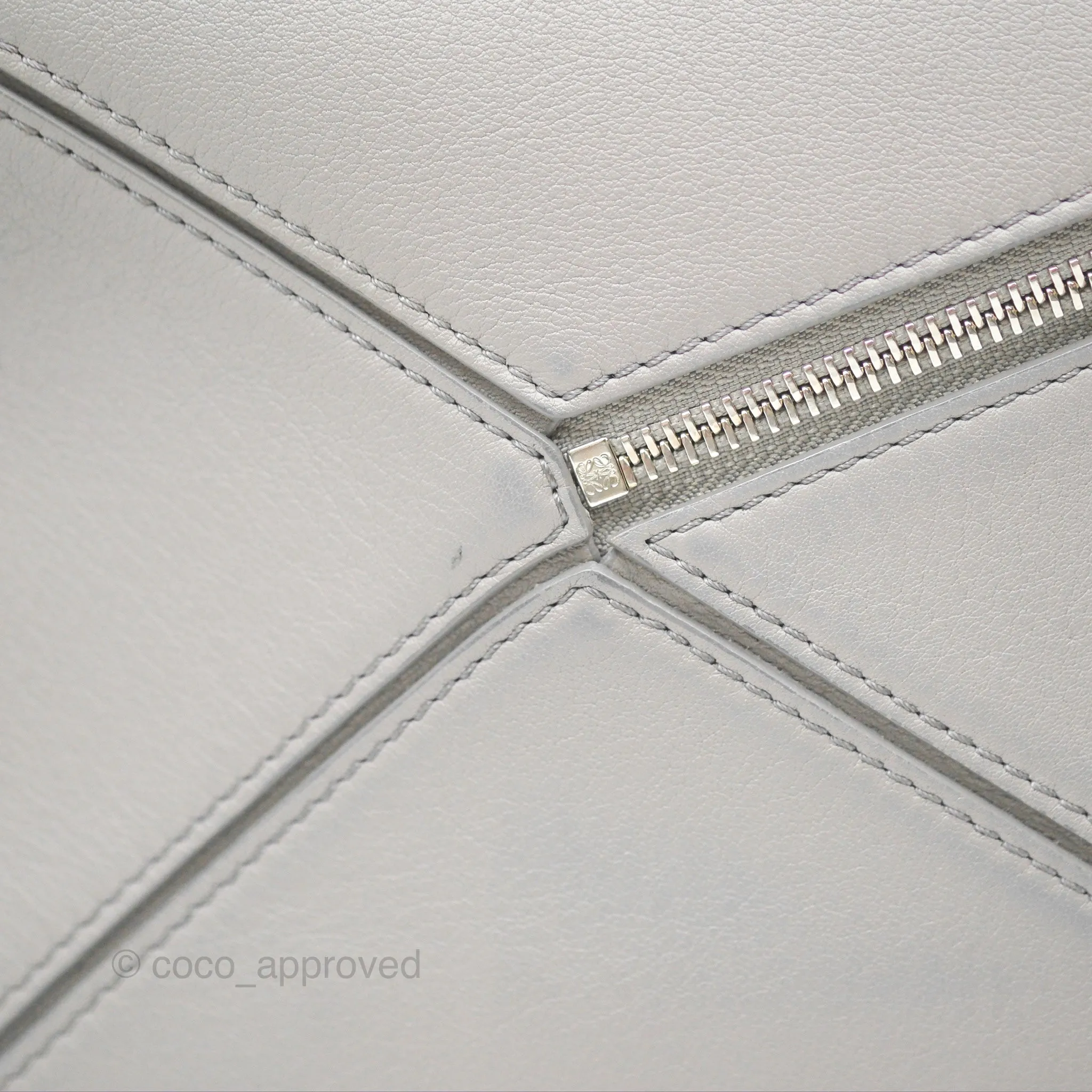 Loewe Small Puzzle Bag Grey Calfskin