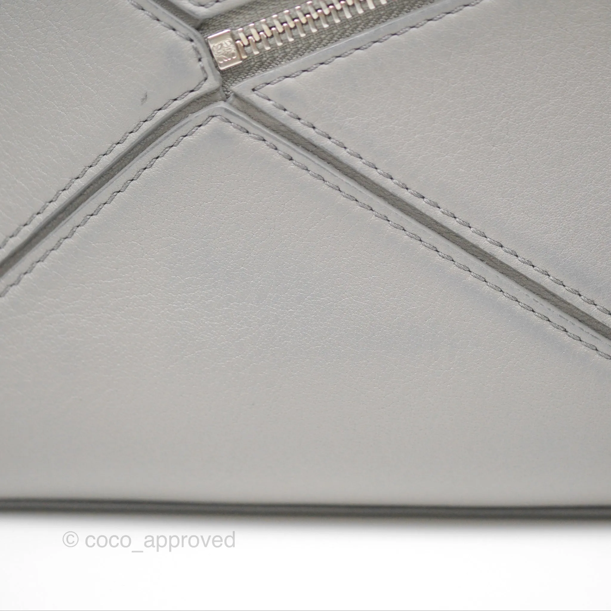 Loewe Small Puzzle Bag Grey Calfskin