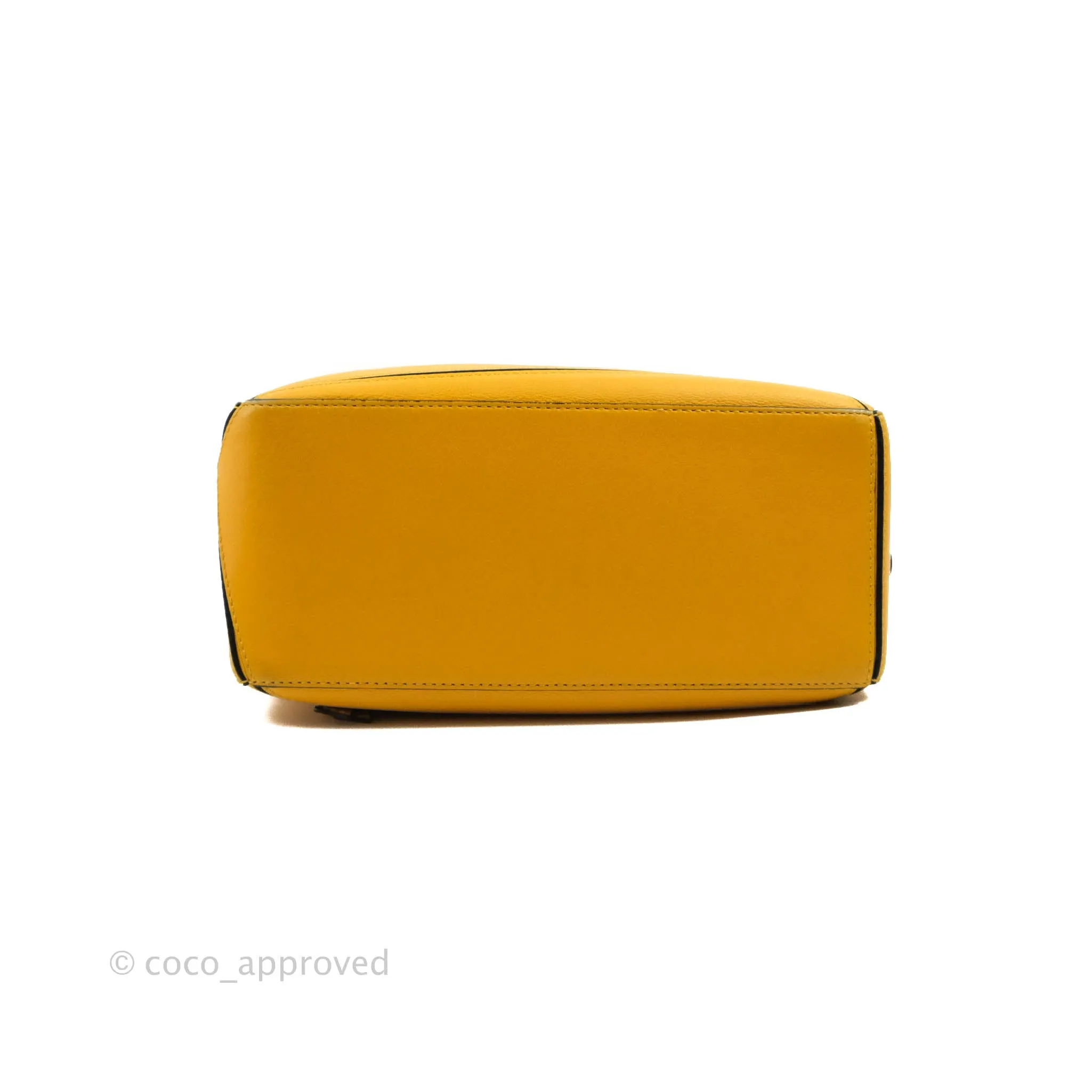Loewe Small Puzzle Bag Mustard Grained Calfskin