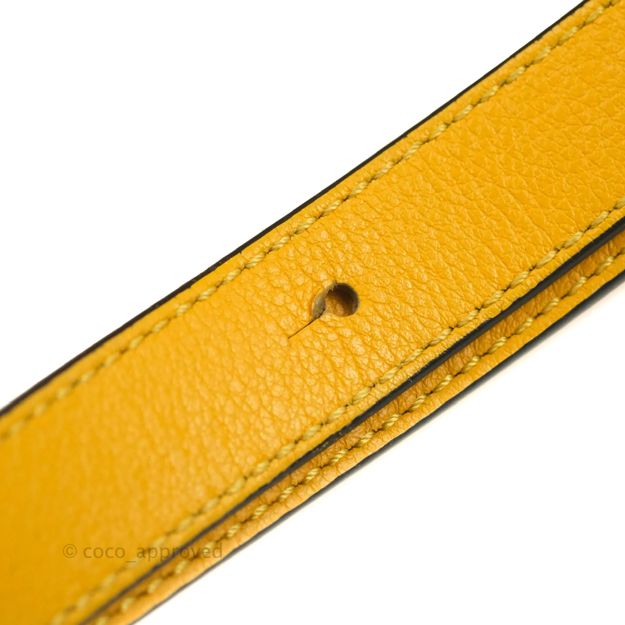 Loewe Small Puzzle Bag Mustard Grained Calfskin