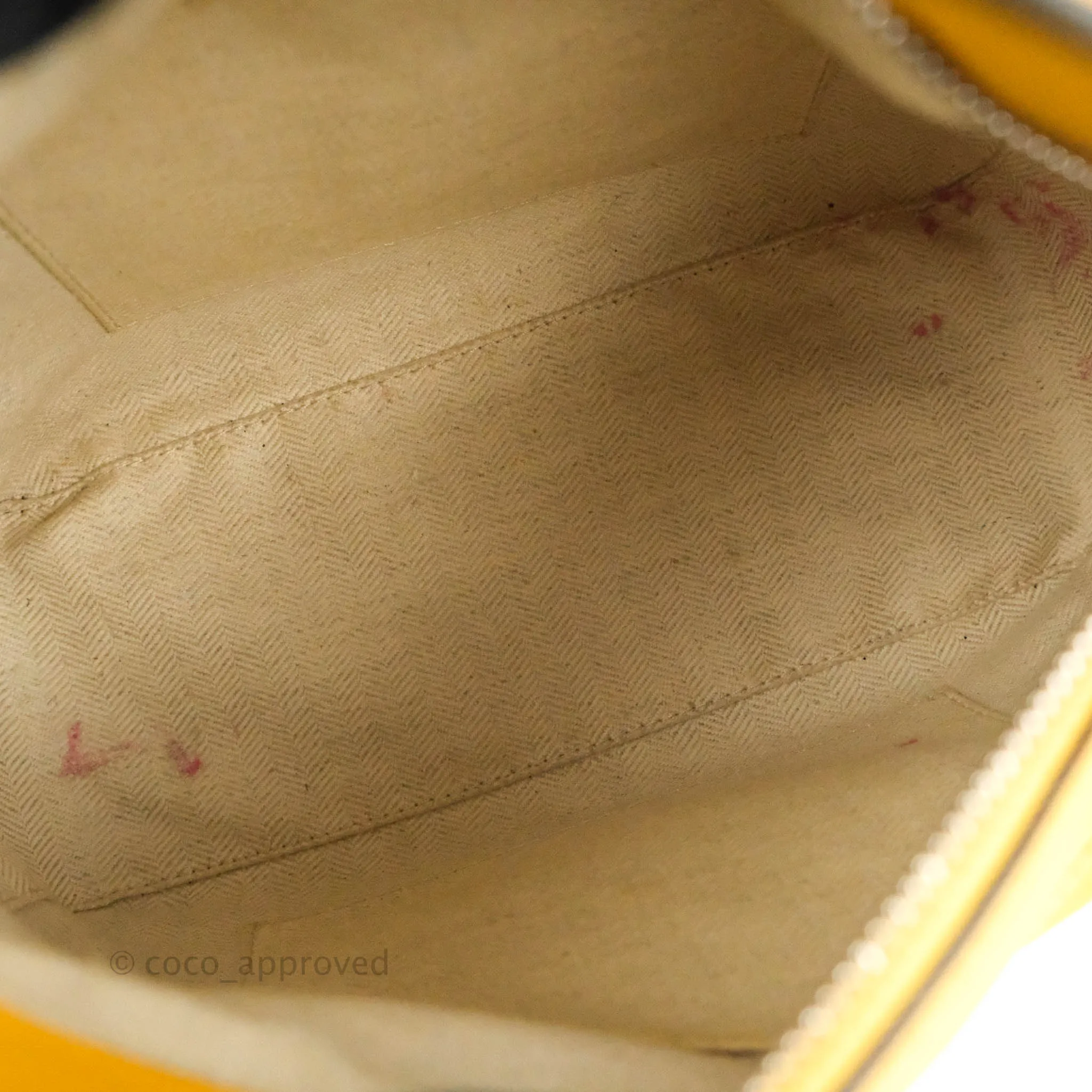 Loewe Small Puzzle Bag Mustard Grained Calfskin