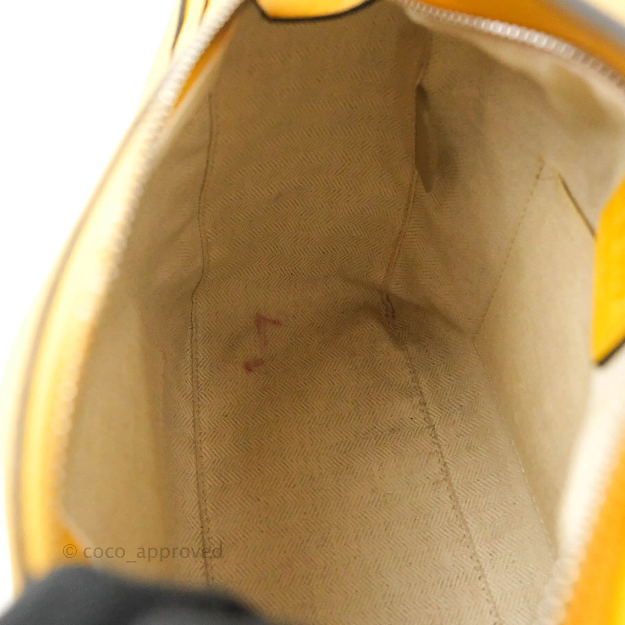 Loewe Small Puzzle Bag Mustard Grained Calfskin