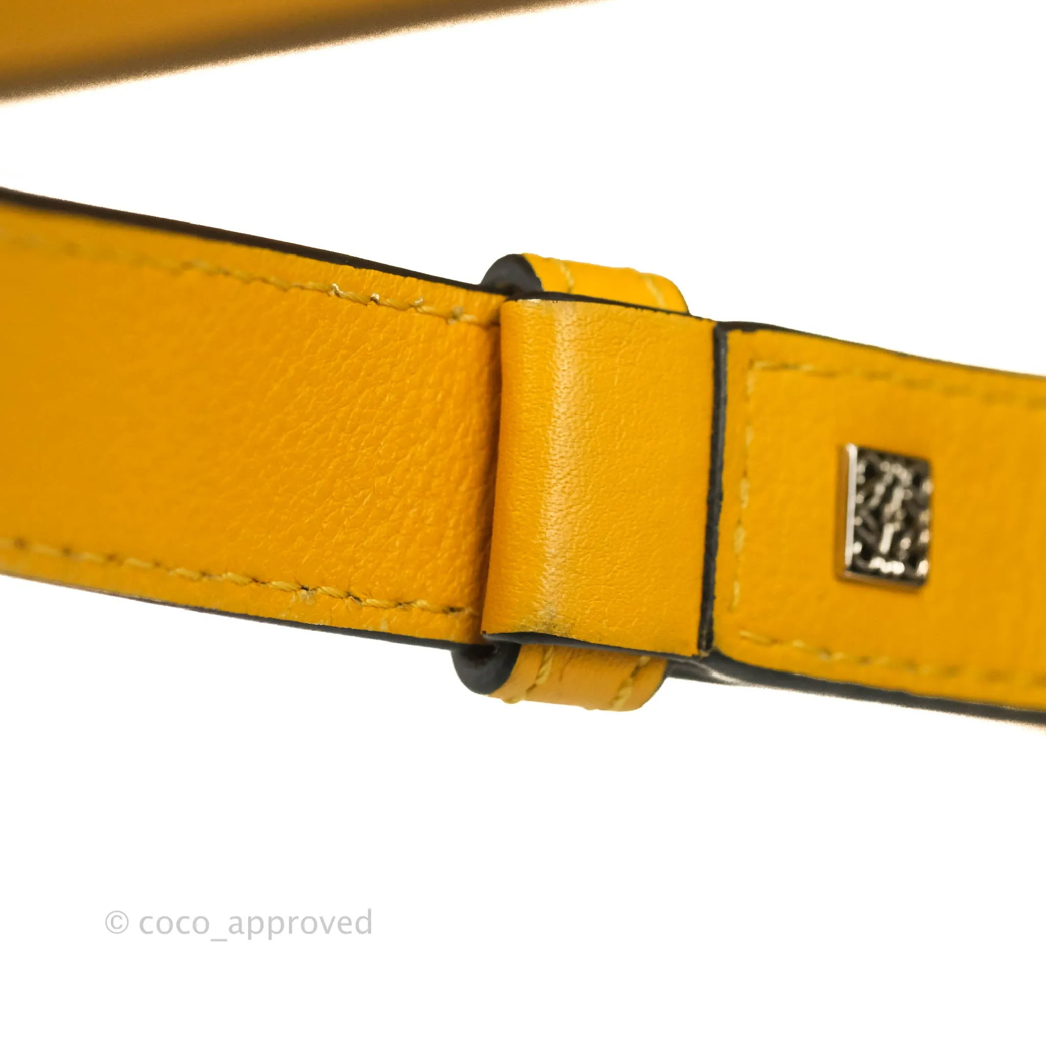 Loewe Small Puzzle Bag Mustard Grained Calfskin
