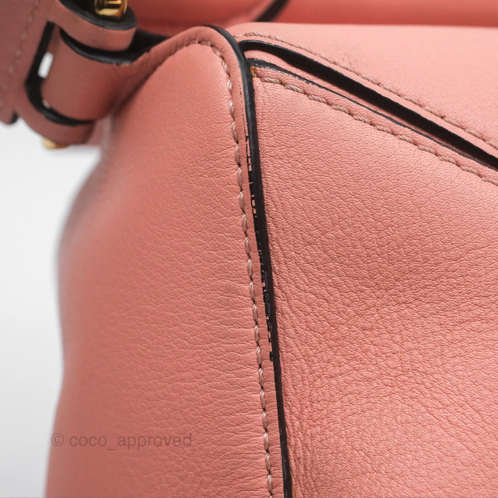 Loewe Small Puzzle Bag Pink Calfskin