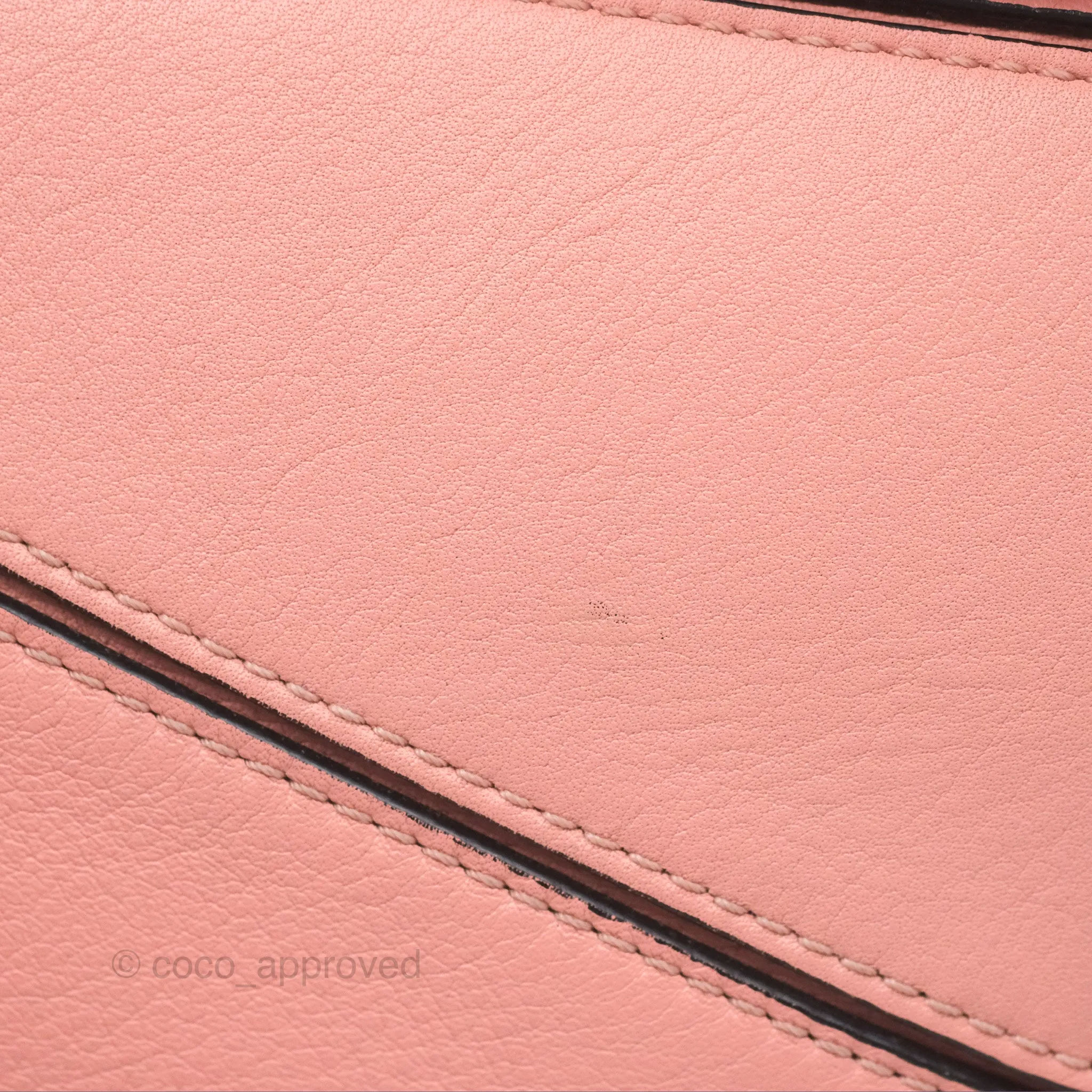 Loewe Small Puzzle Bag Pink Calfskin