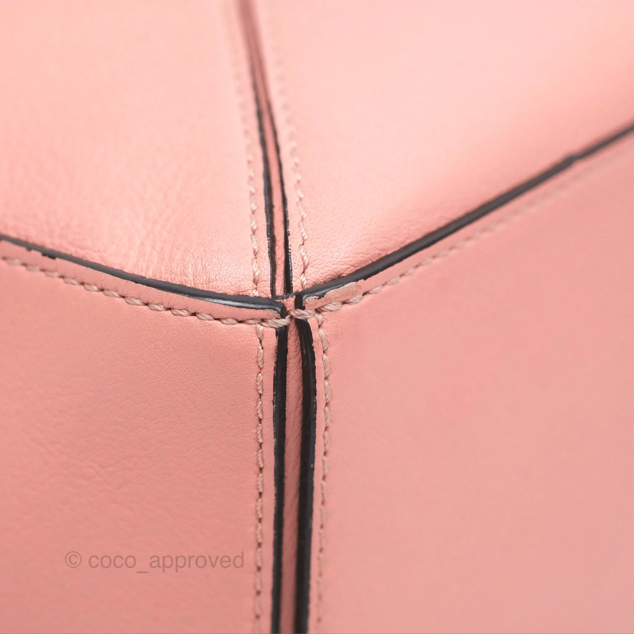 Loewe Small Puzzle Bag Pink Calfskin