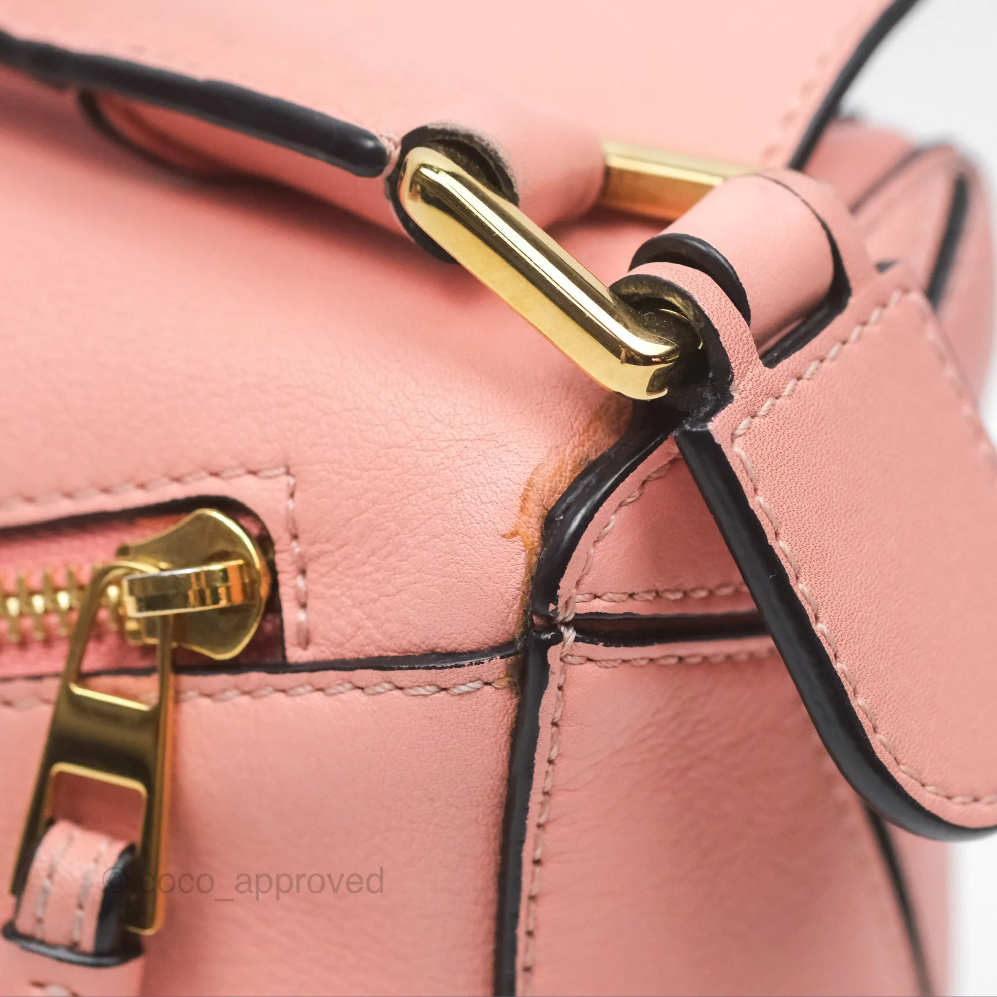 Loewe Small Puzzle Bag Pink Calfskin