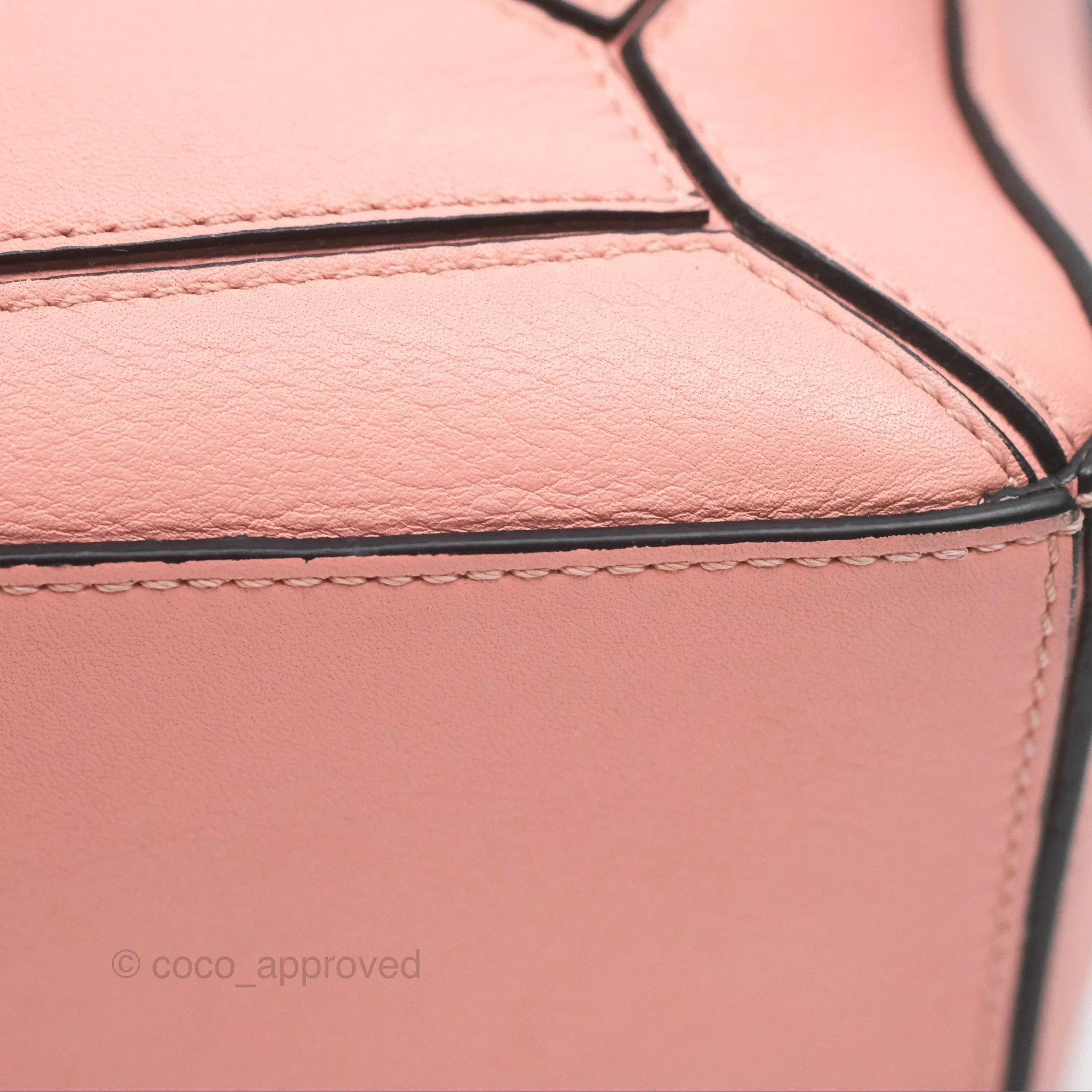 Loewe Small Puzzle Bag Pink Calfskin
