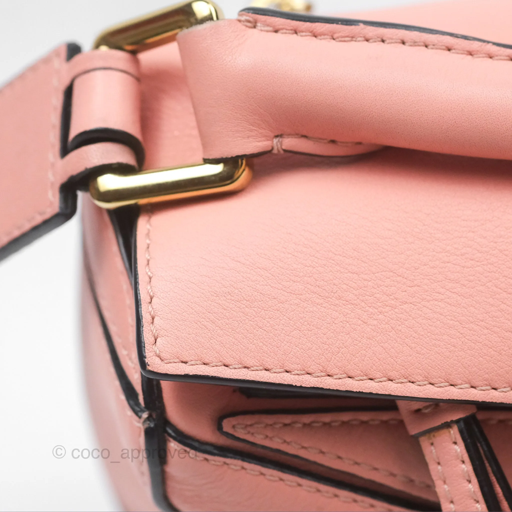 Loewe Small Puzzle Bag Pink Calfskin