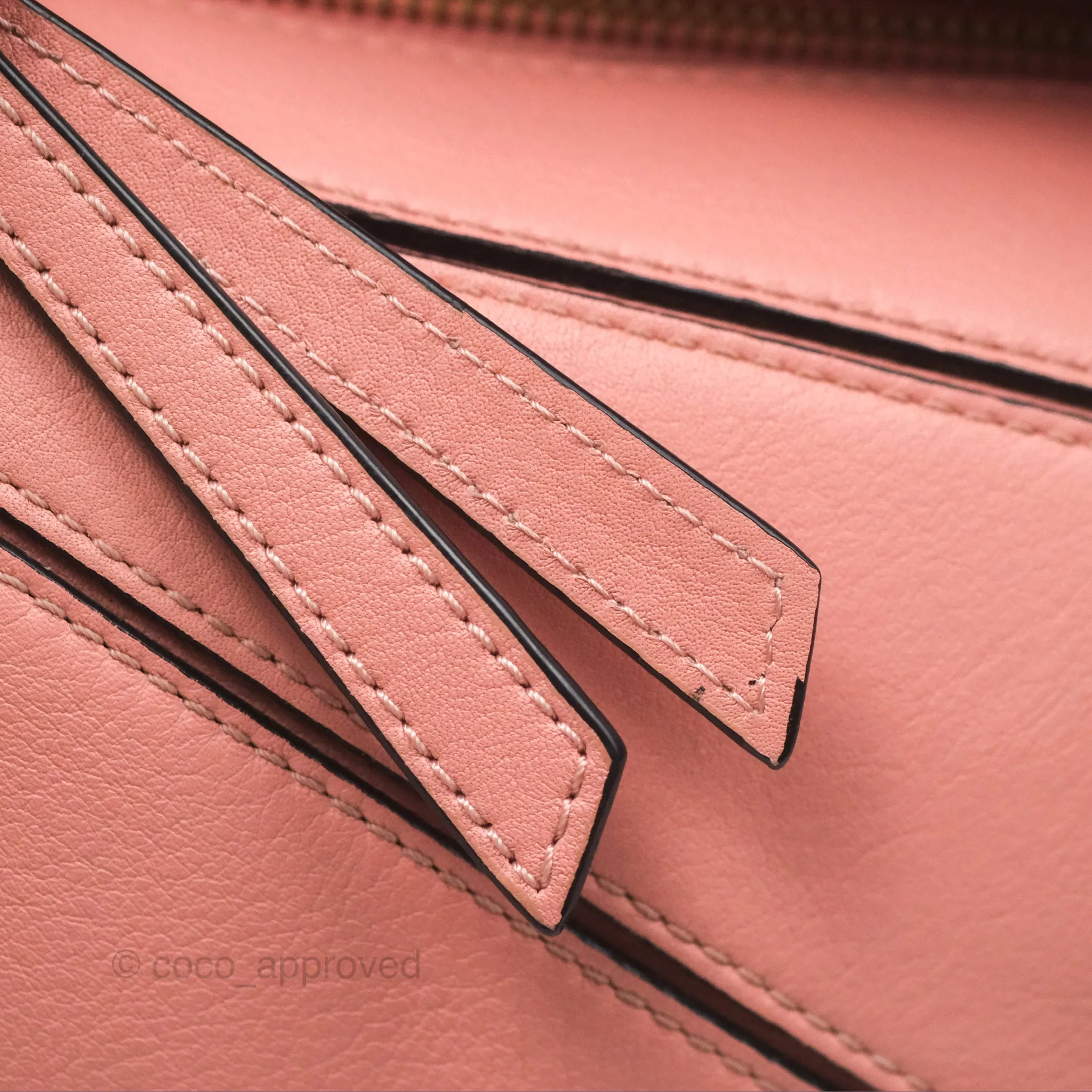 Loewe Small Puzzle Bag Pink Calfskin