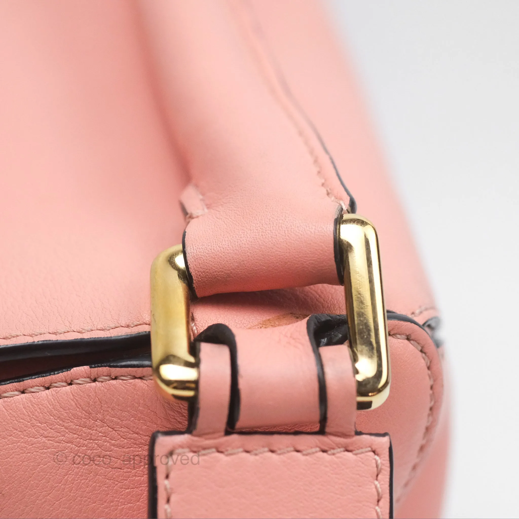 Loewe Small Puzzle Bag Pink Calfskin