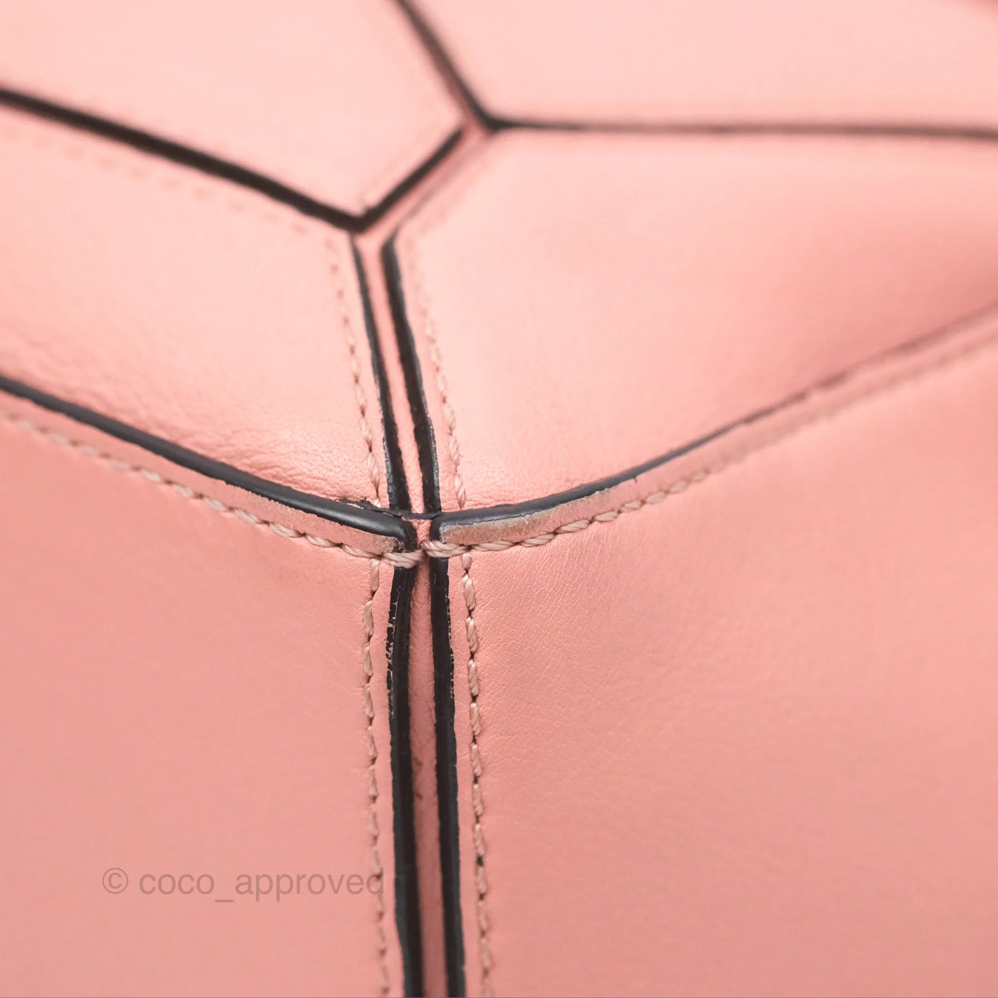 Loewe Small Puzzle Bag Pink Calfskin