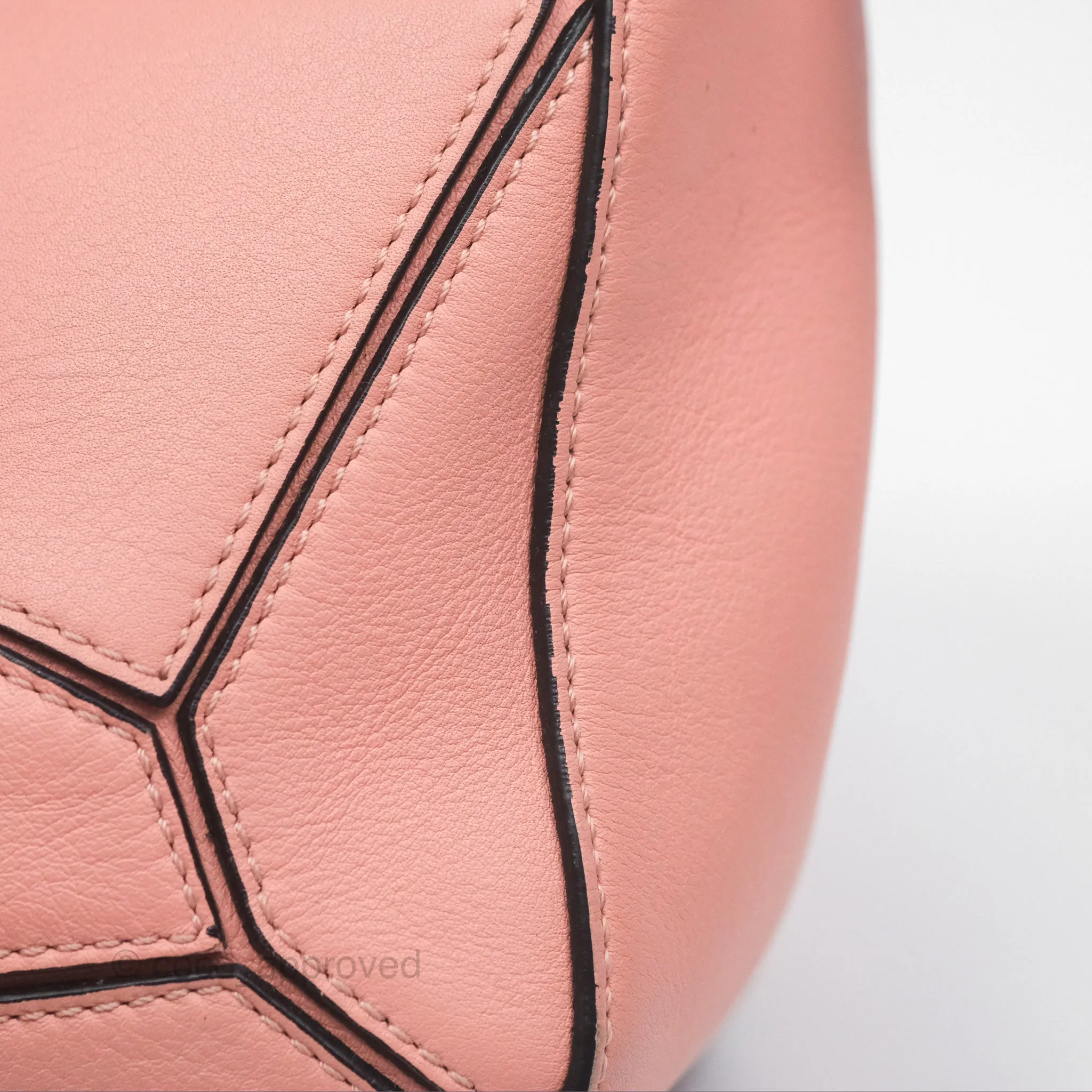 Loewe Small Puzzle Bag Pink Calfskin