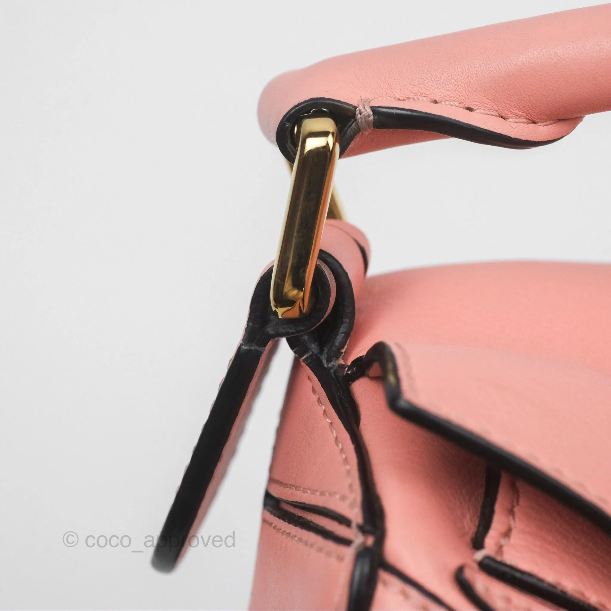 Loewe Small Puzzle Bag Pink Calfskin