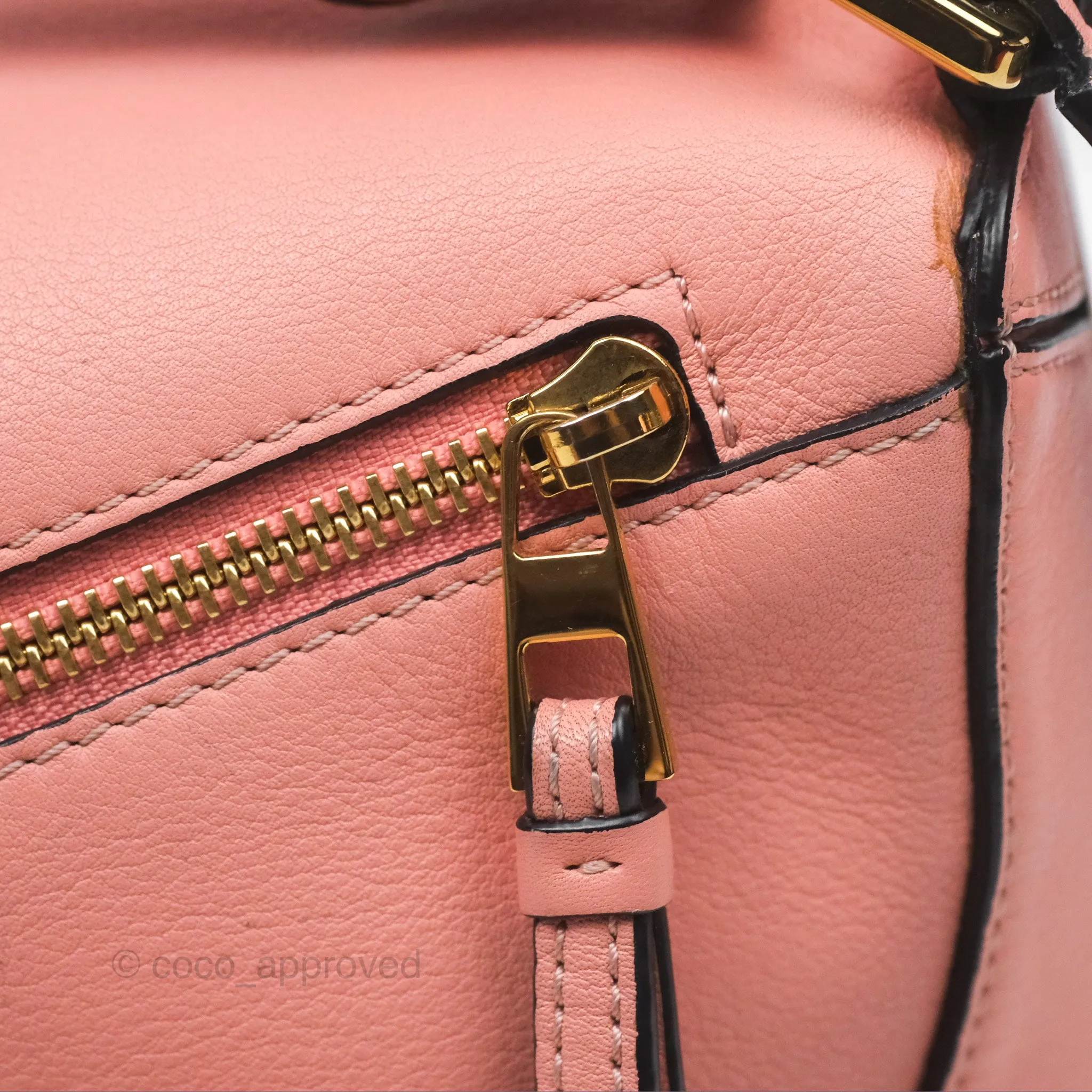 Loewe Small Puzzle Bag Pink Calfskin
