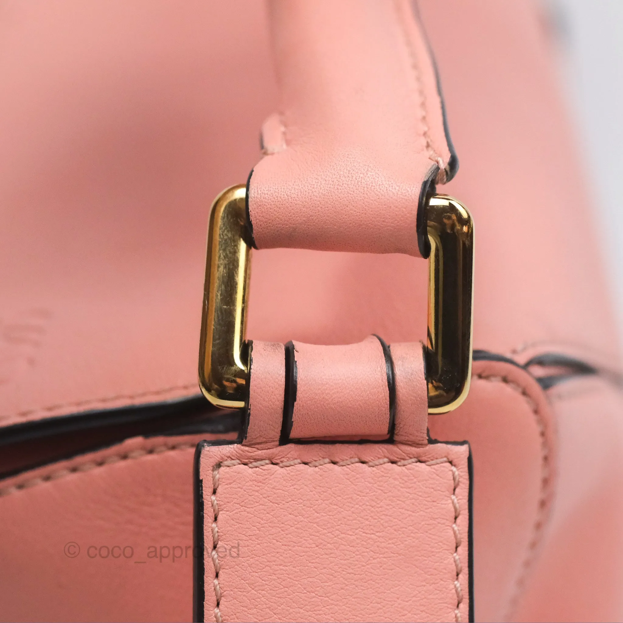 Loewe Small Puzzle Bag Pink Calfskin