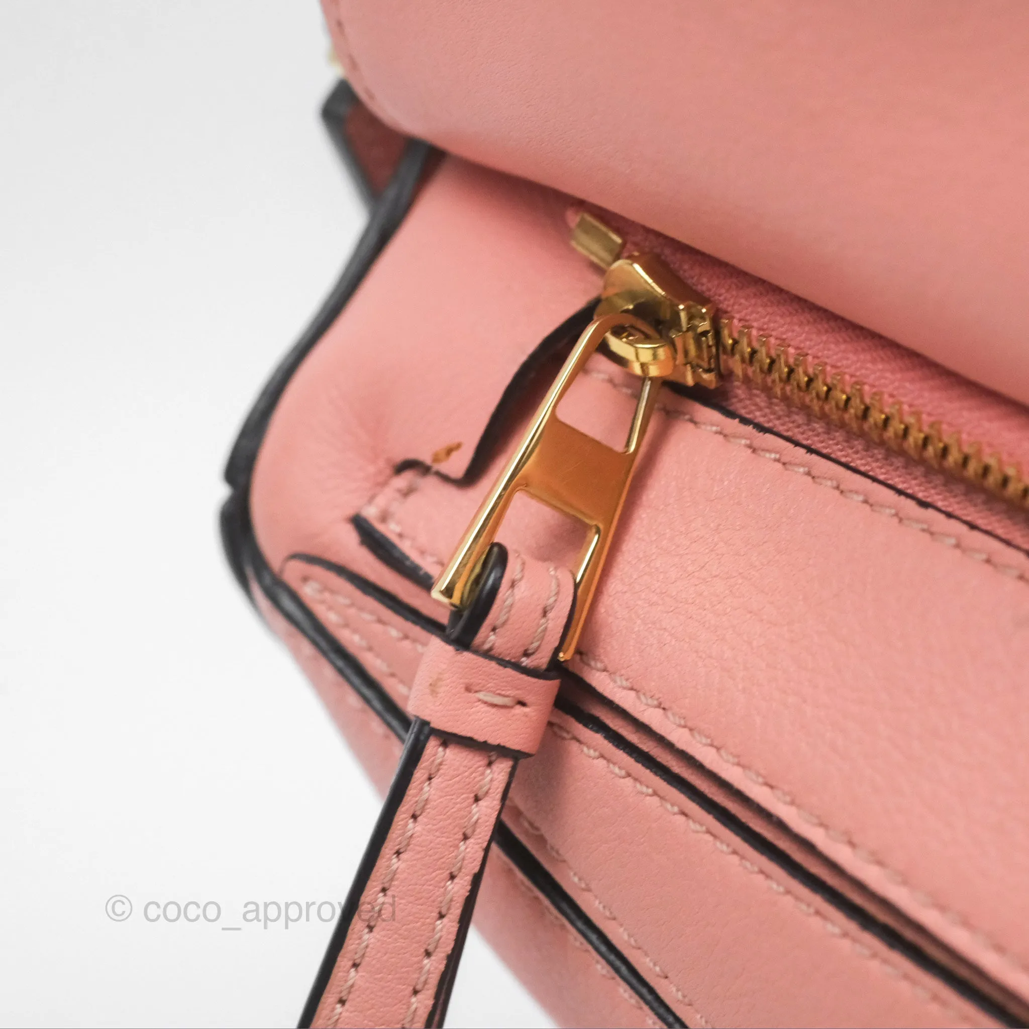 Loewe Small Puzzle Bag Pink Calfskin