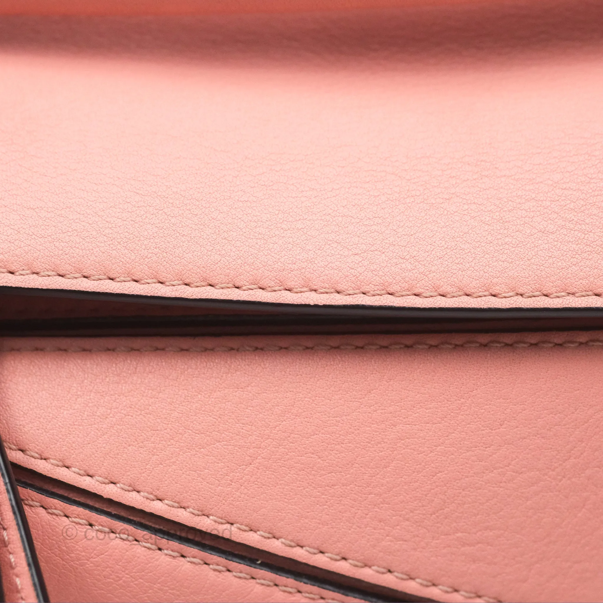 Loewe Small Puzzle Bag Pink Calfskin