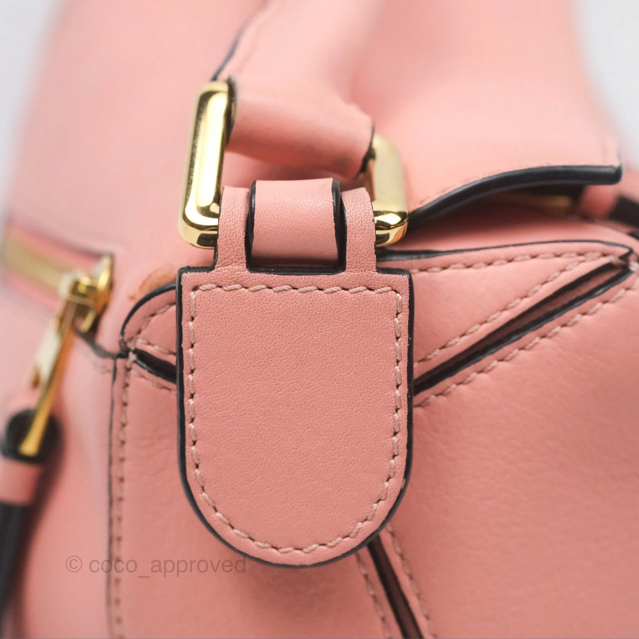 Loewe Small Puzzle Bag Pink Calfskin