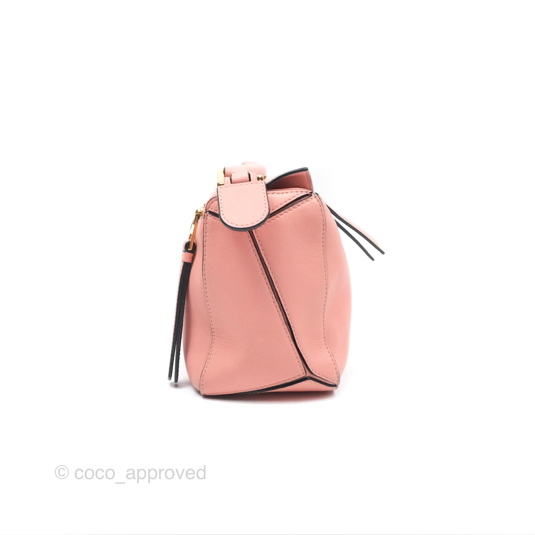 Loewe Small Puzzle Bag Pink Calfskin