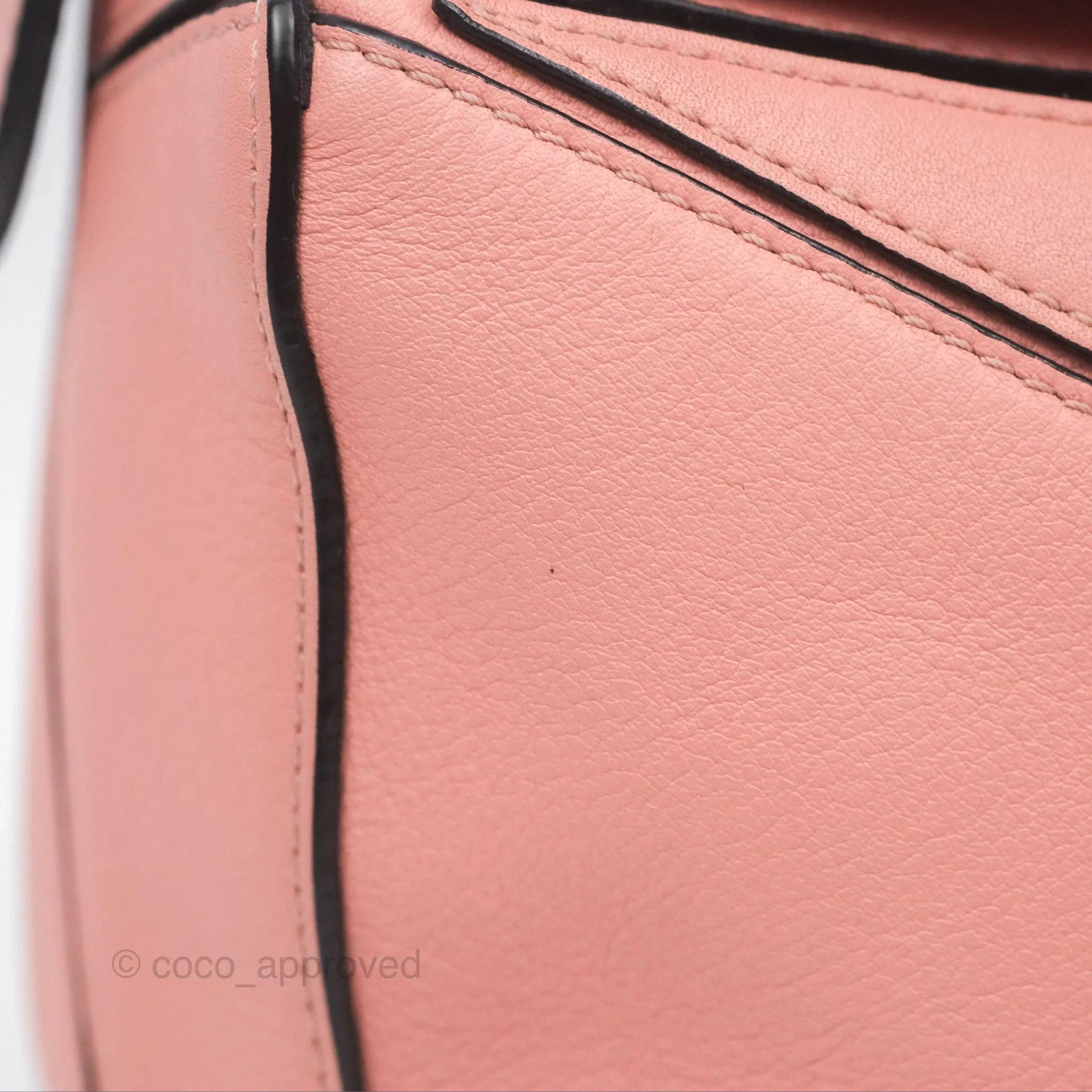 Loewe Small Puzzle Bag Pink Calfskin