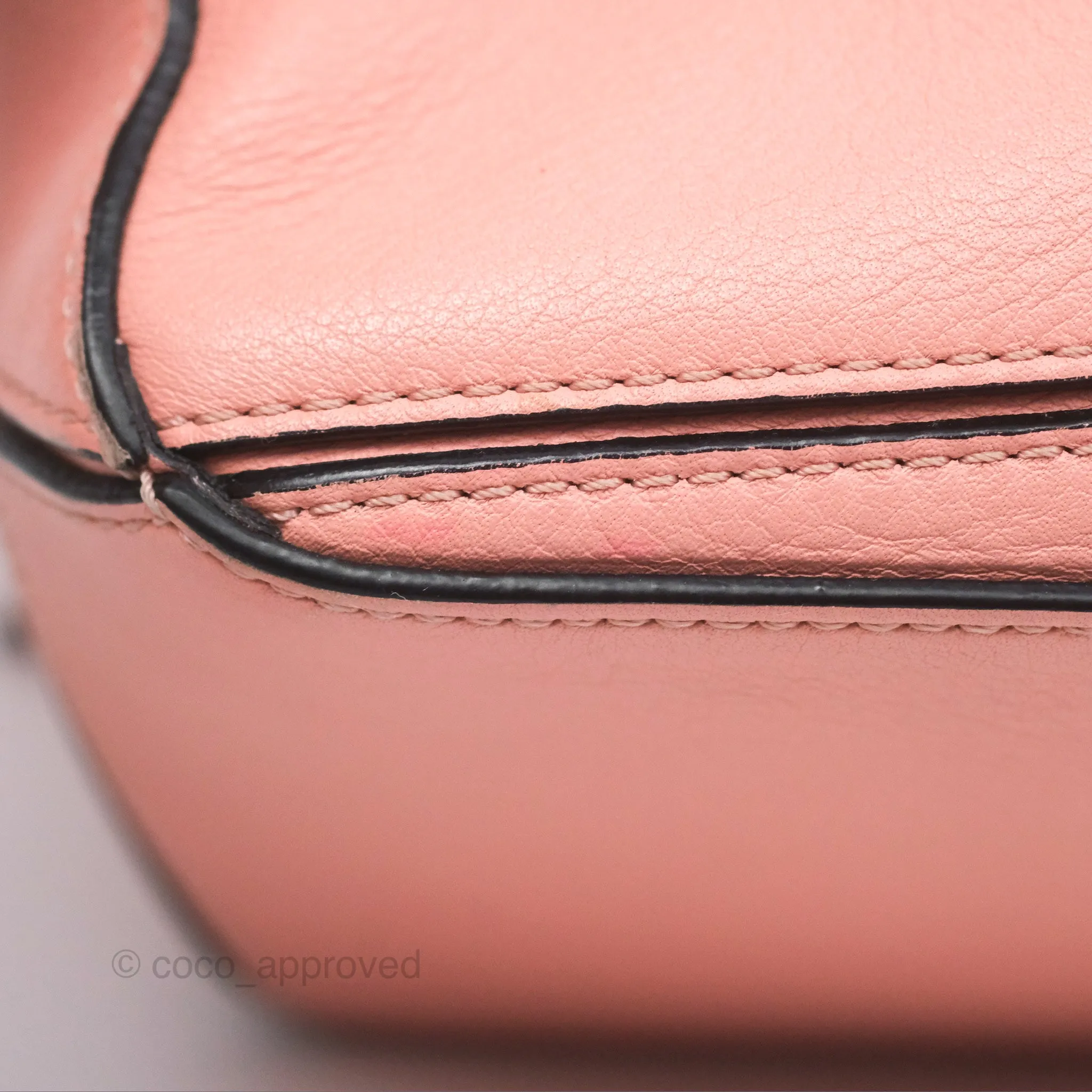 Loewe Small Puzzle Bag Pink Calfskin