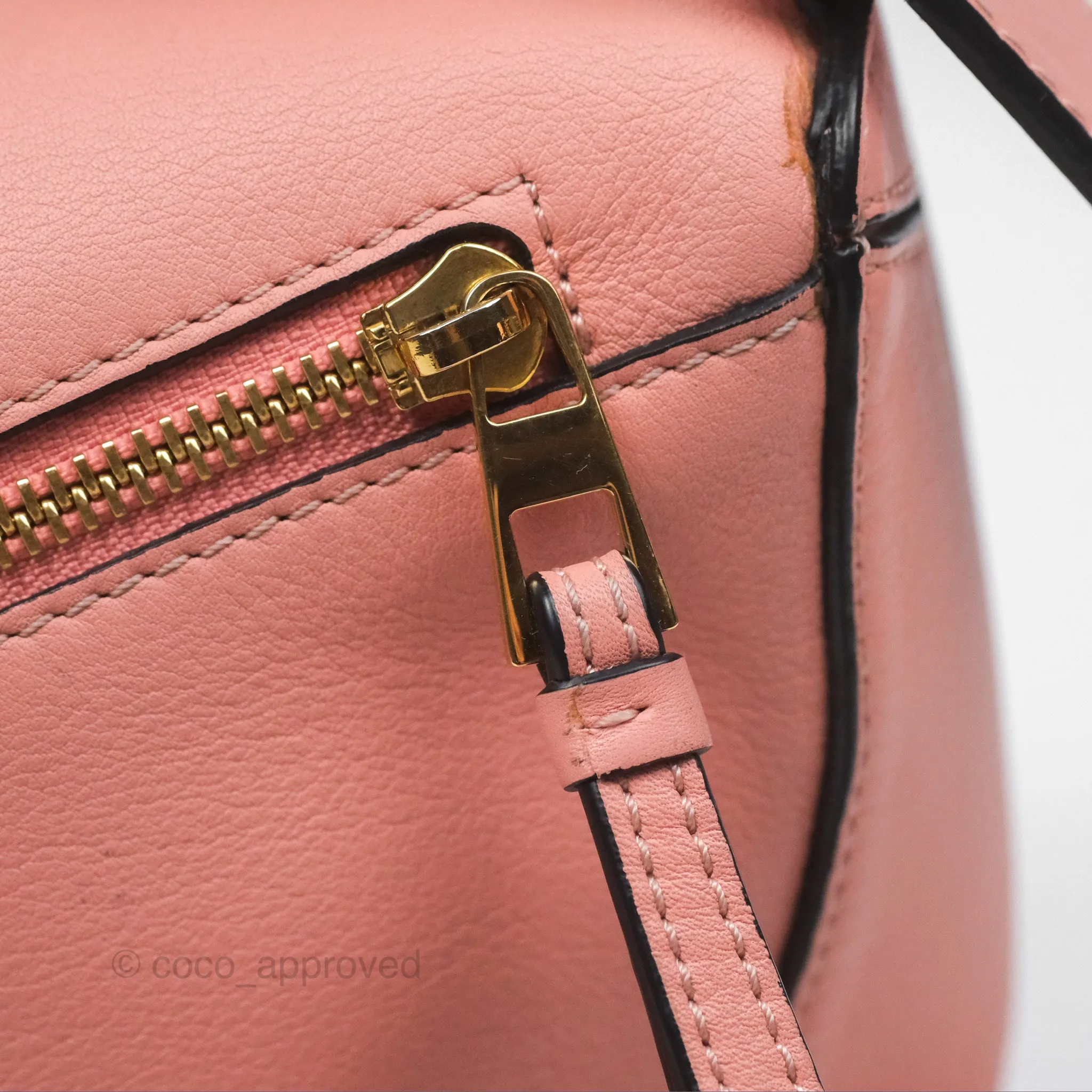 Loewe Small Puzzle Bag Pink Calfskin