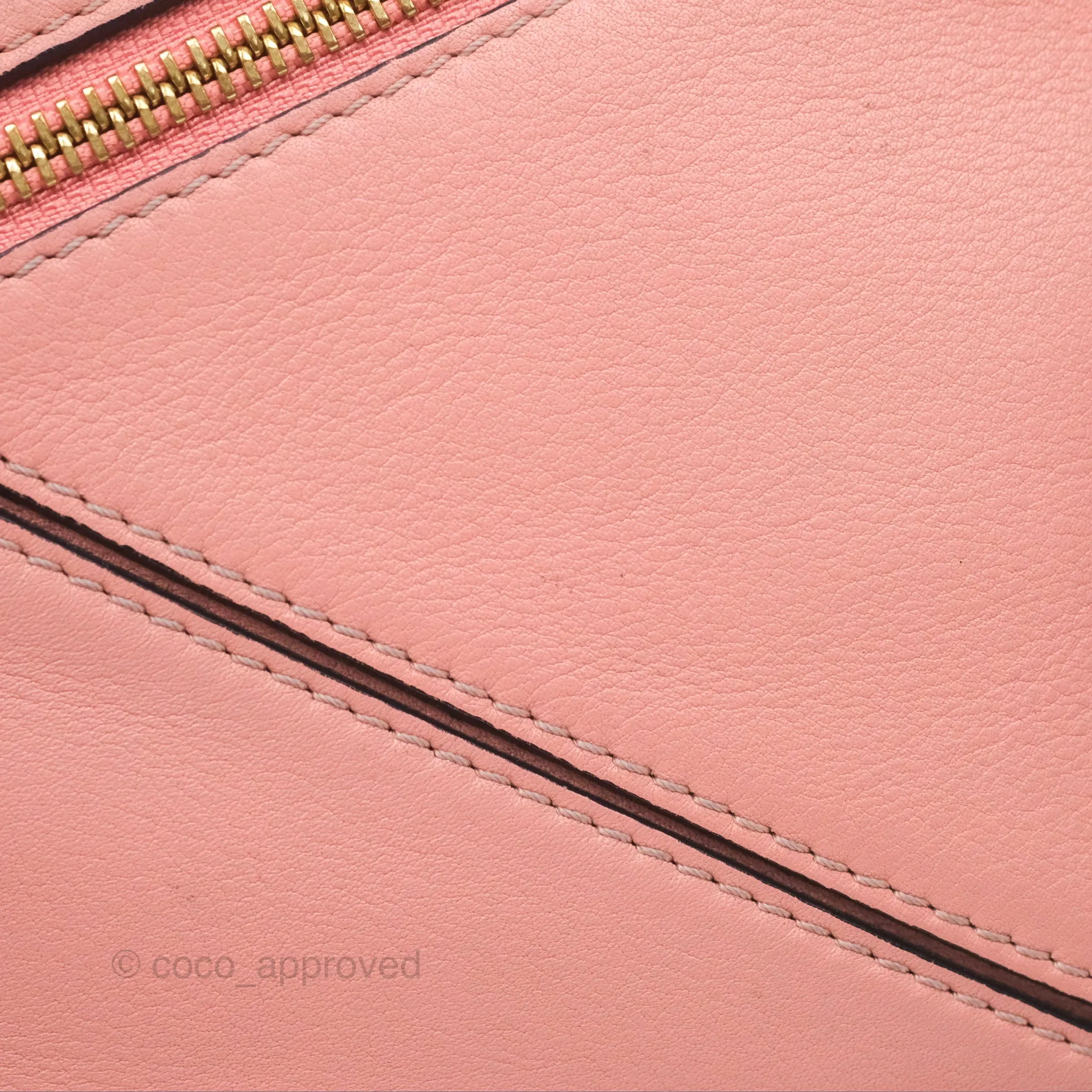 Loewe Small Puzzle Bag Pink Calfskin