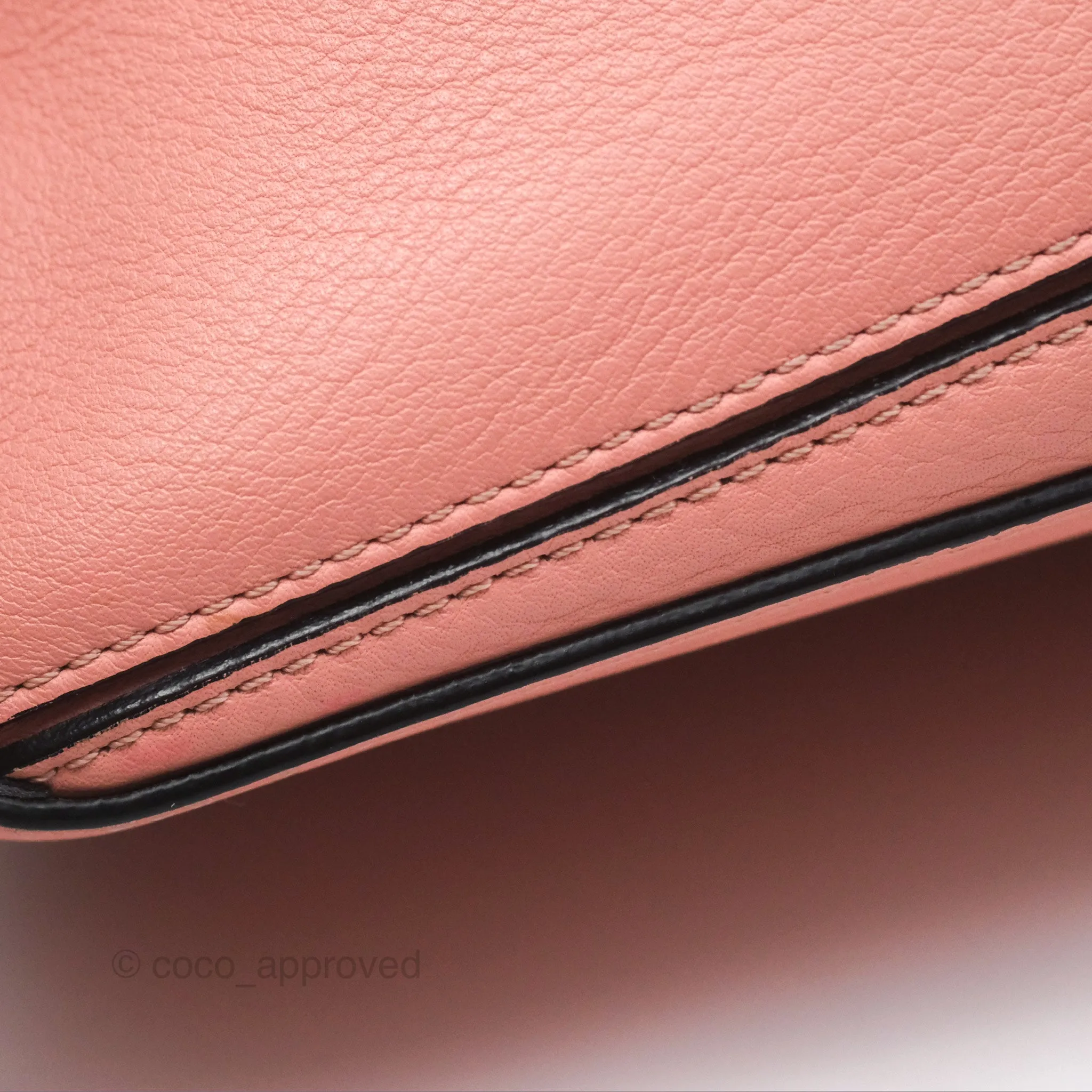 Loewe Small Puzzle Bag Pink Calfskin