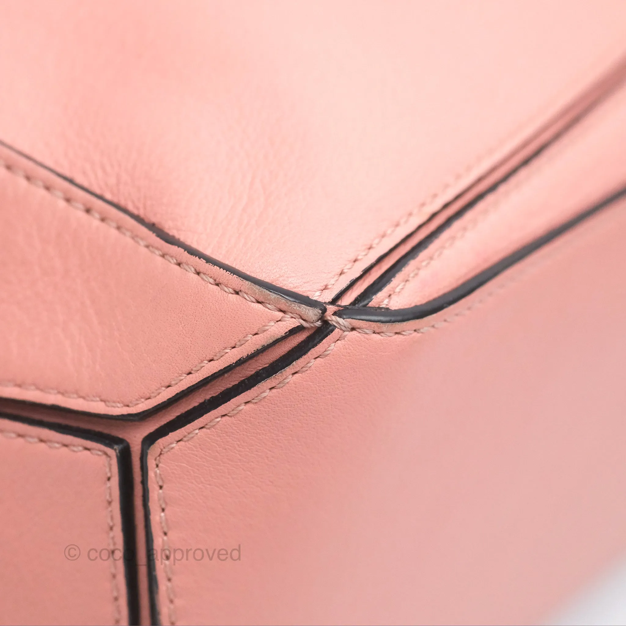 Loewe Small Puzzle Bag Pink Calfskin