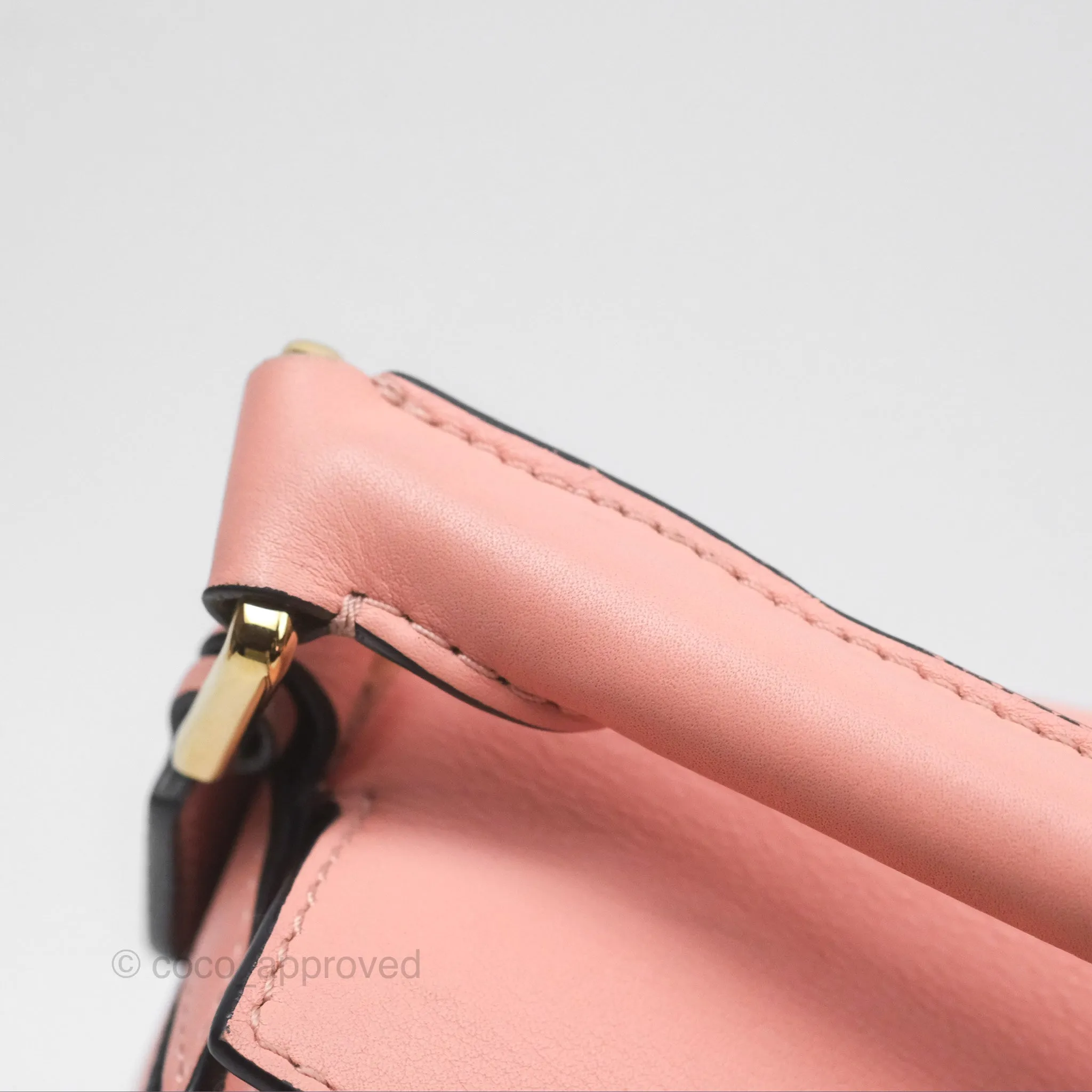 Loewe Small Puzzle Bag Pink Calfskin