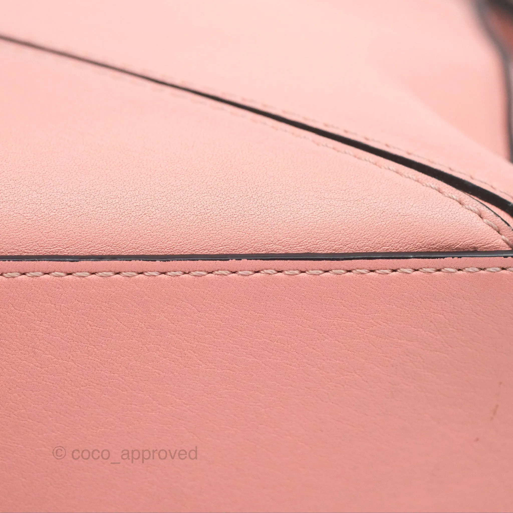 Loewe Small Puzzle Bag Pink Calfskin